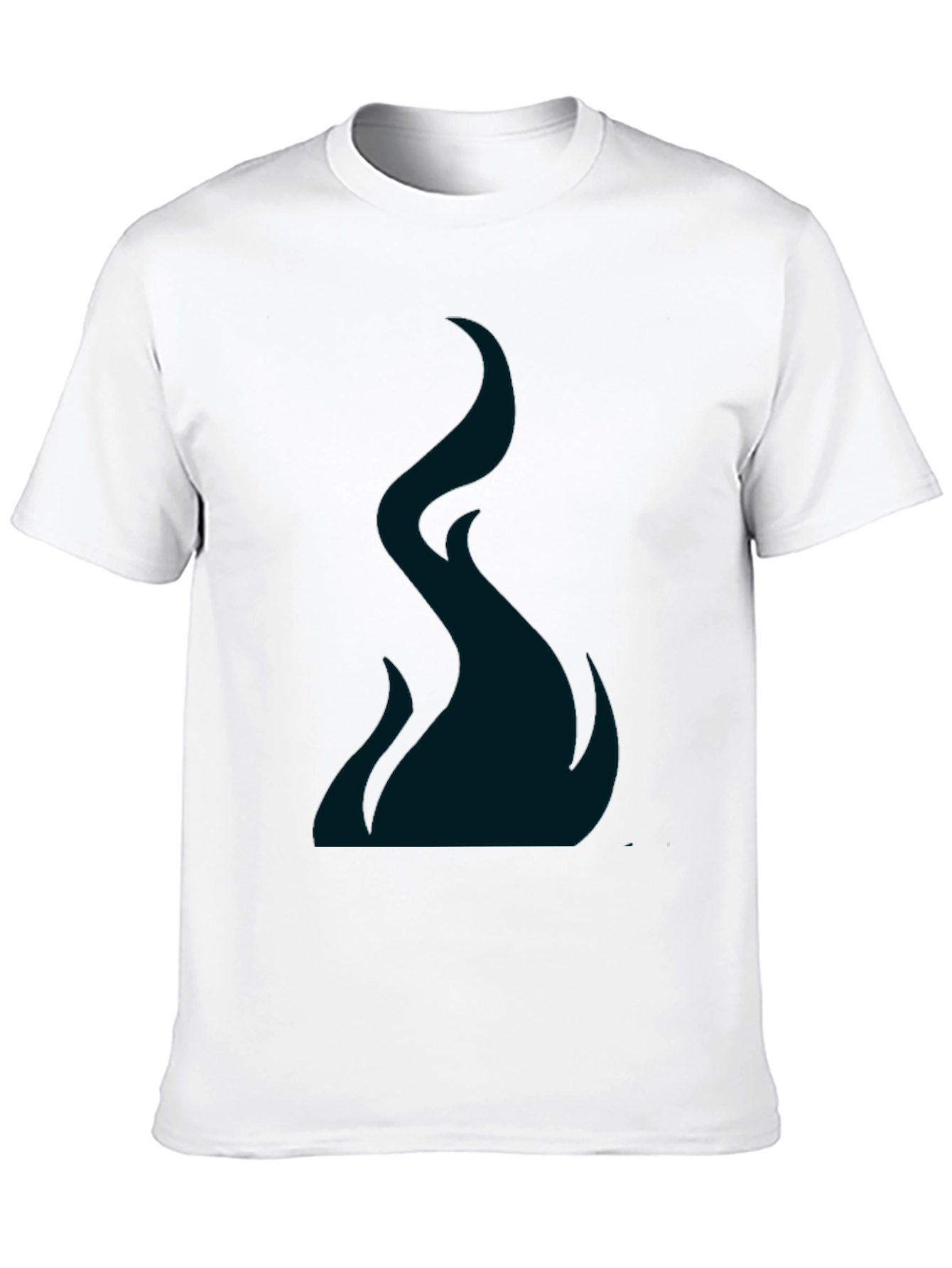 Flame Graphic Black T-Shirt