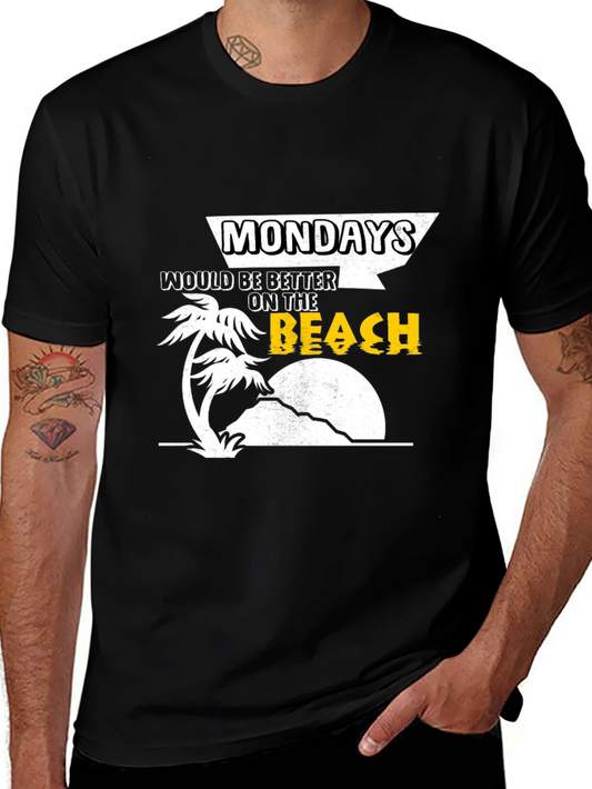 Mondays Beach T-Shirt - Relaxed Everyday Wear