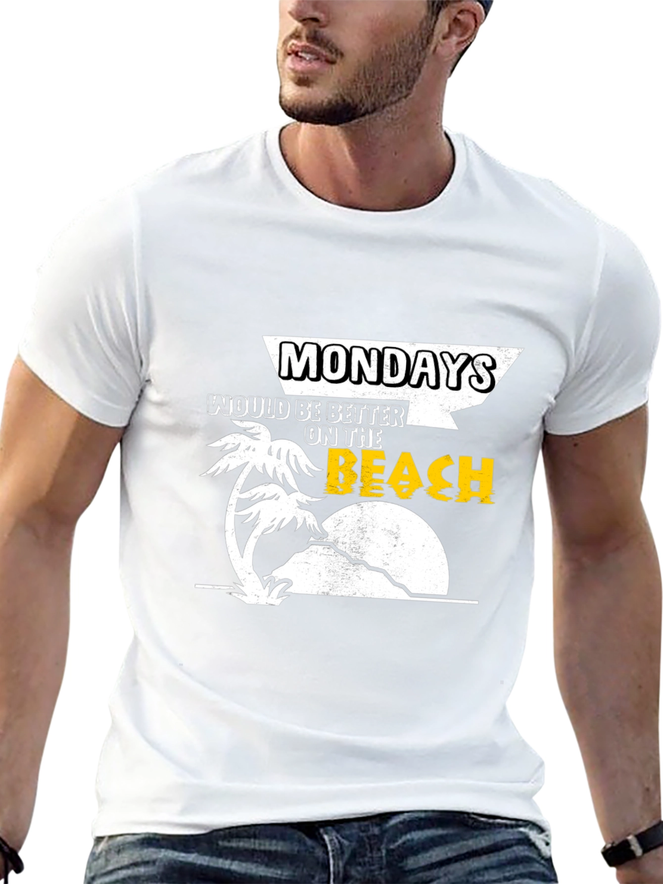 Mondays Beach T-Shirt - Relaxed Everyday Wear