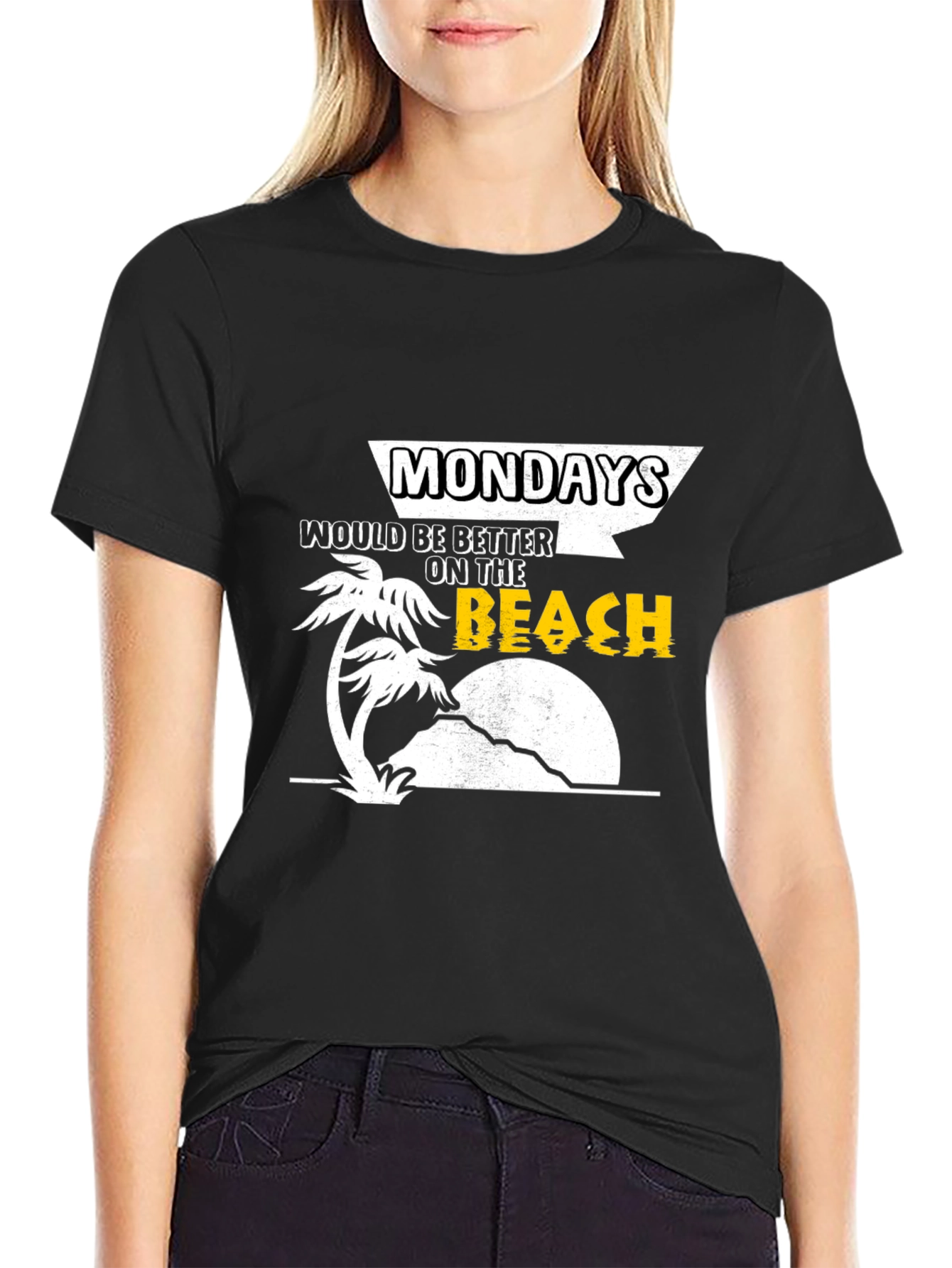 Mondays Beach T-Shirt - Relaxed Everyday Wear