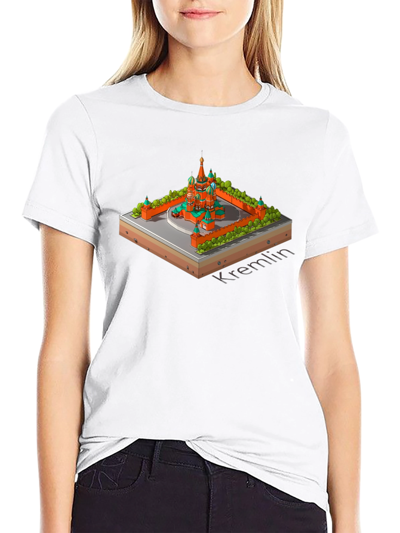Kremlin Isometric Black T-Shirt