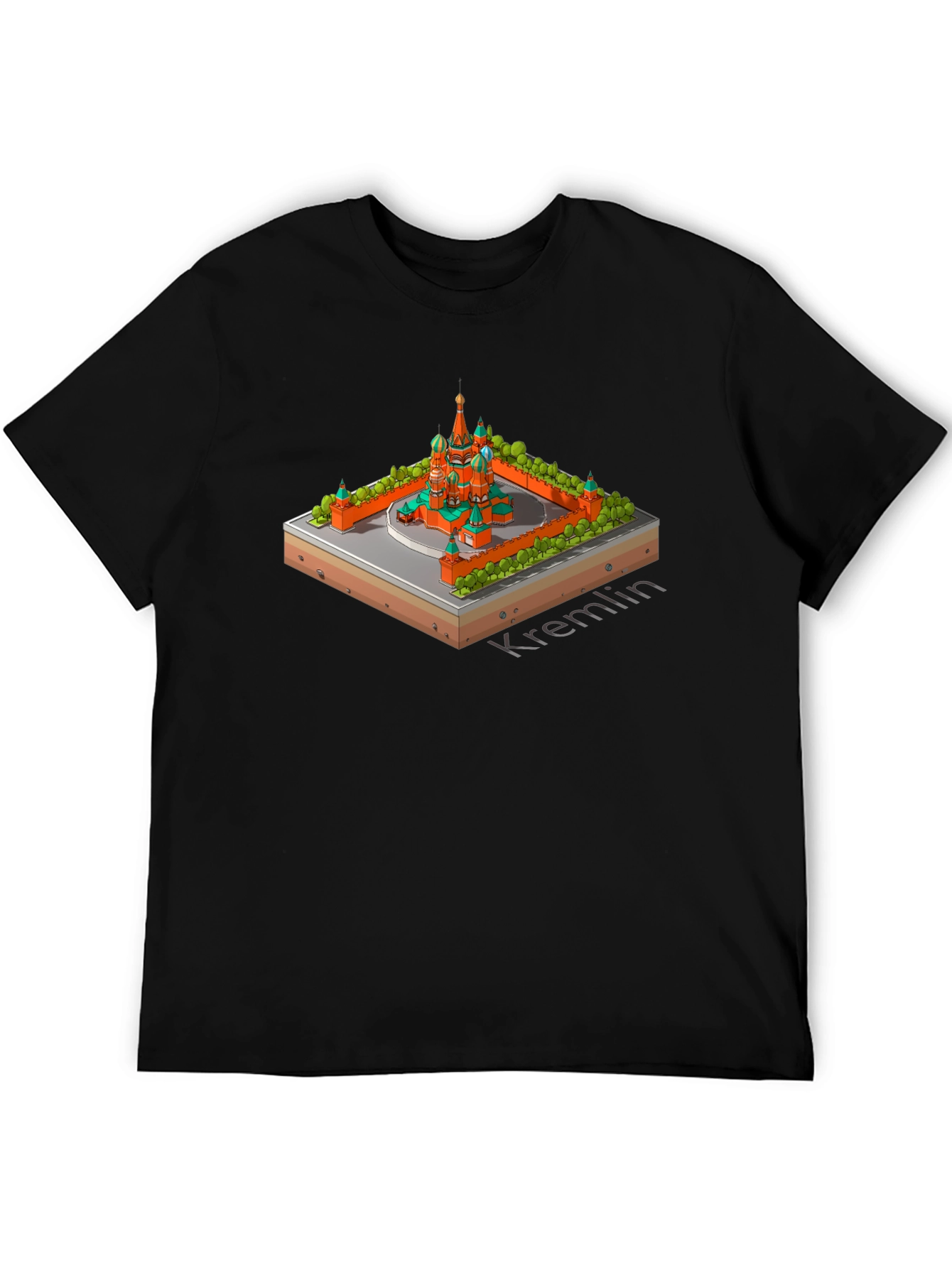 Kremlin Isometric Black T-Shirt