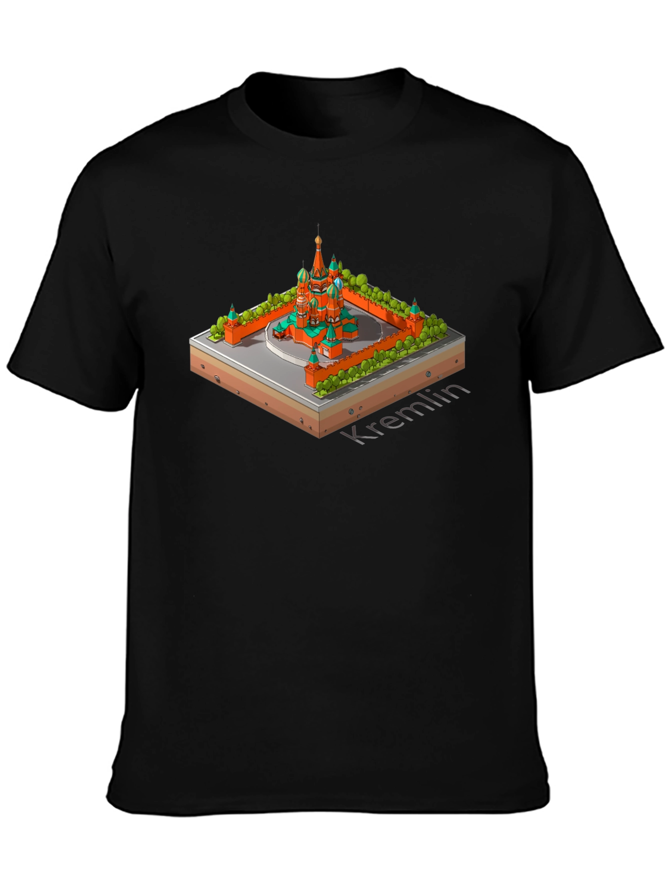 Kremlin Isometric Black T-Shirt
