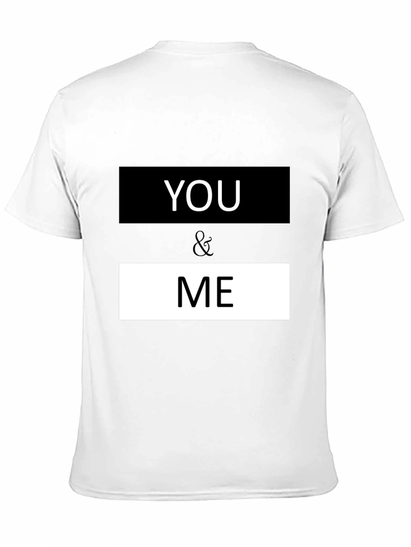 You & Me Graphic Print Crew Neck T-Shirt