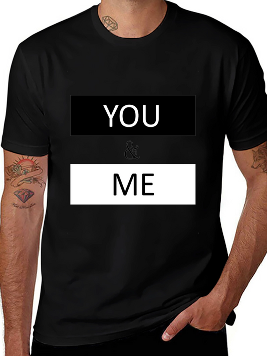 You & Me Graphic Print Crew Neck T-Shirt