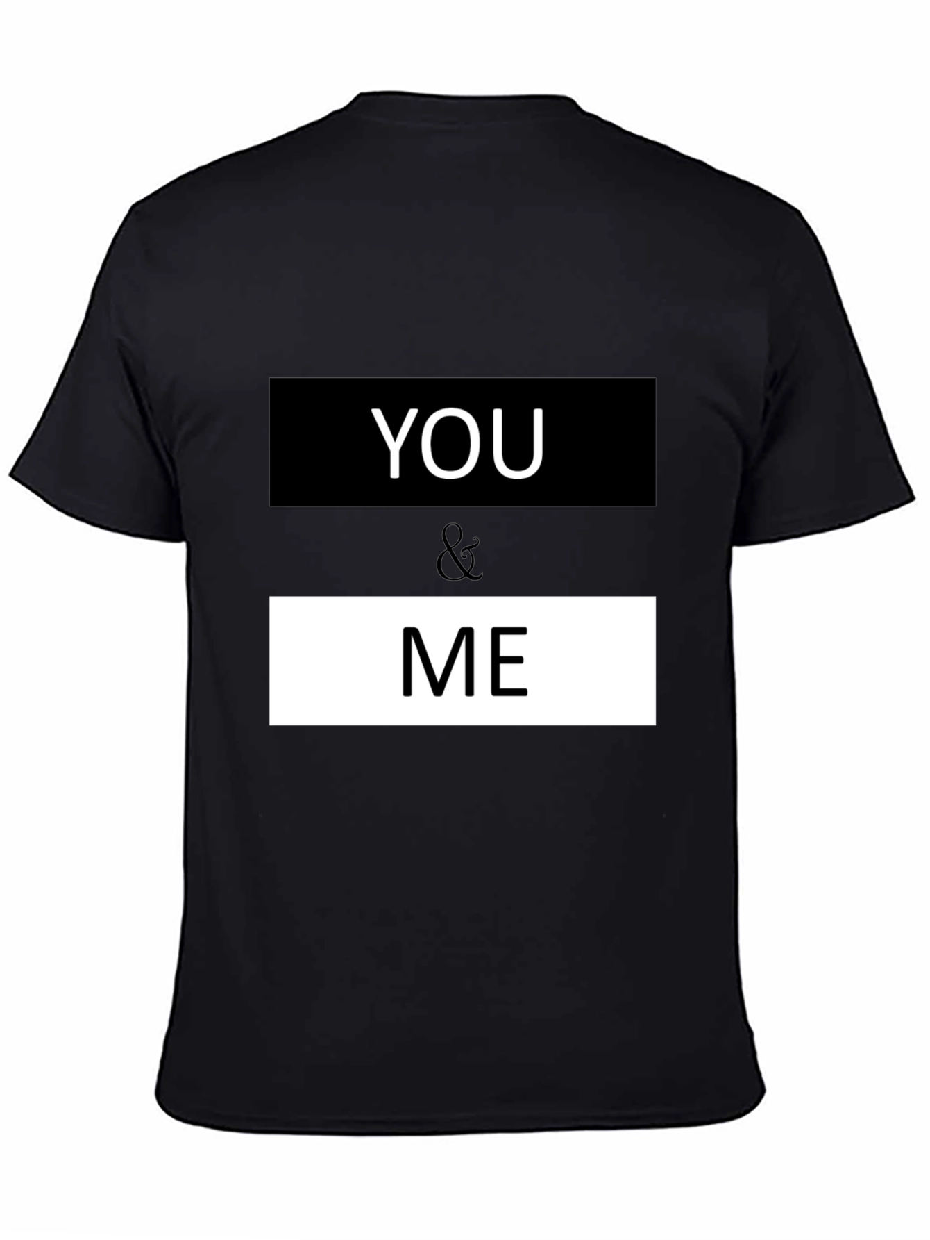 You & Me Graphic Print Crew Neck T-Shirt
