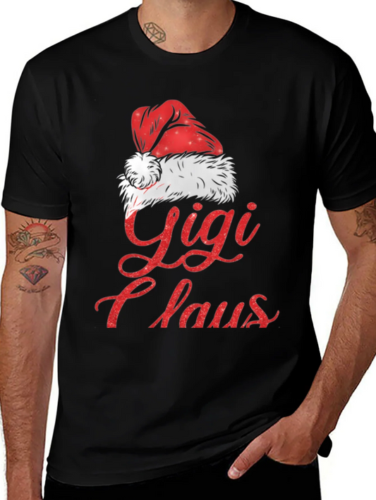 Gigi Claus Christmas Graphic Tee Shirt