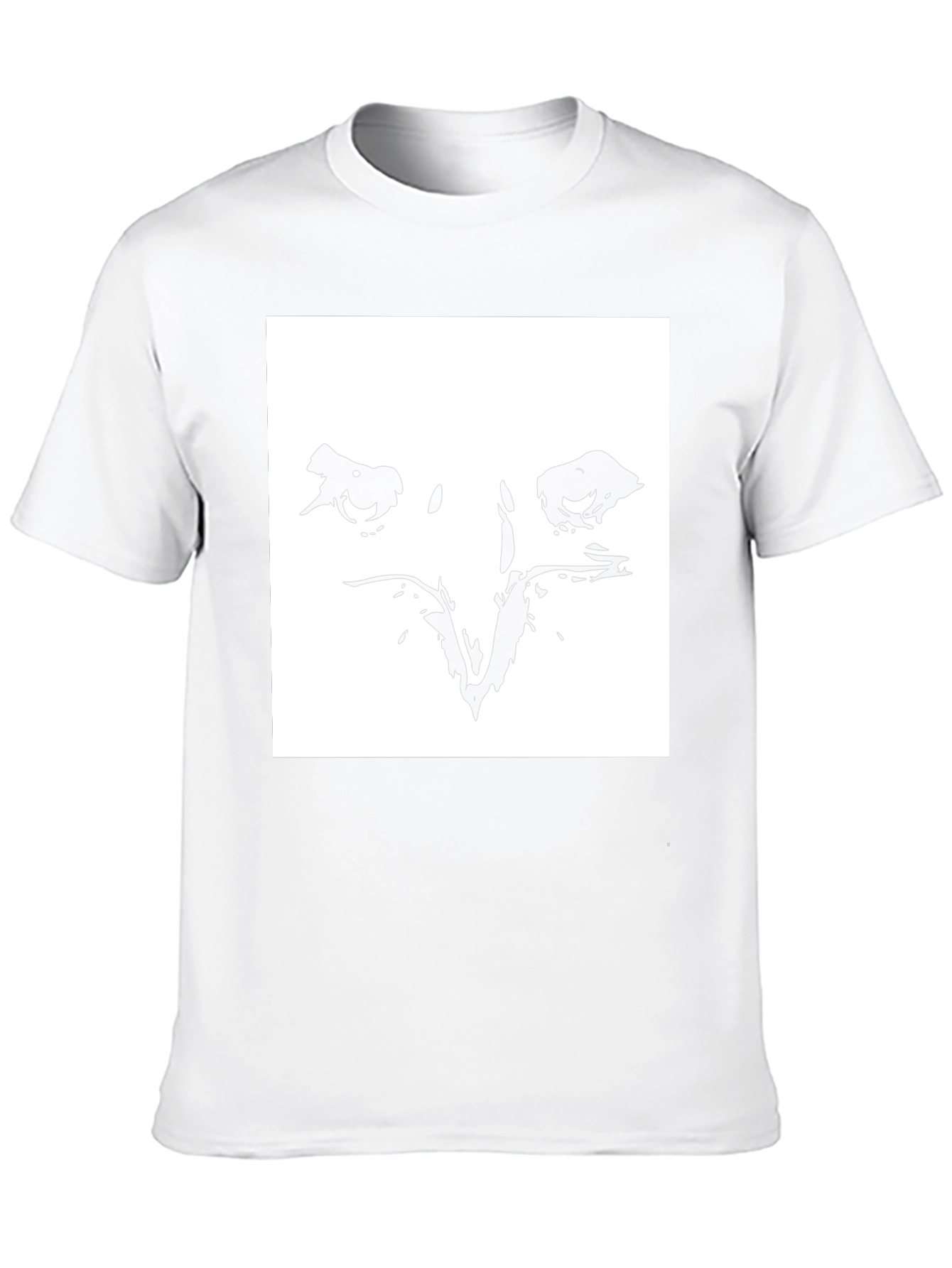 Abstract Eagle Eye Graphic Black T-Shirt