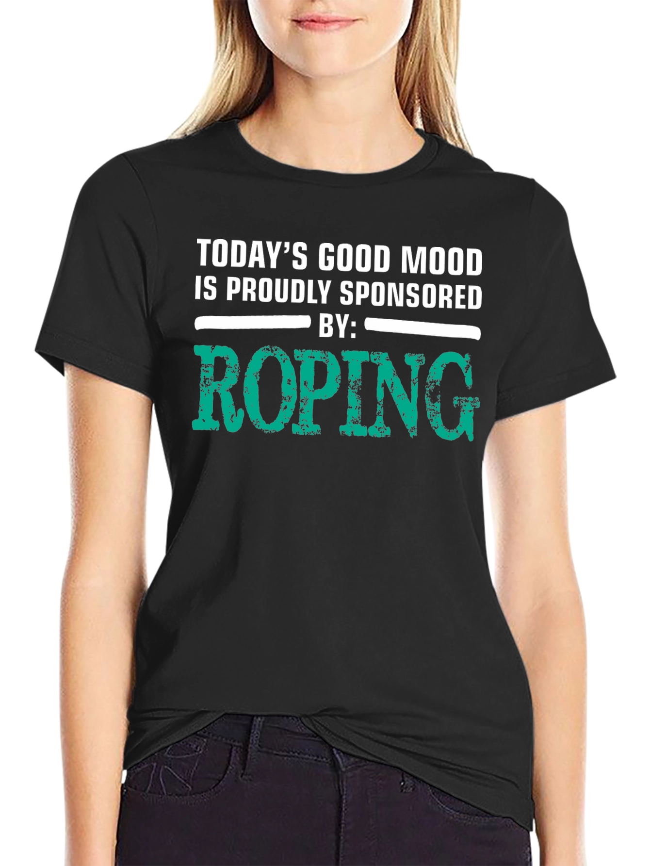 Roping Sponsored T-Shirt: Good Mood Tee