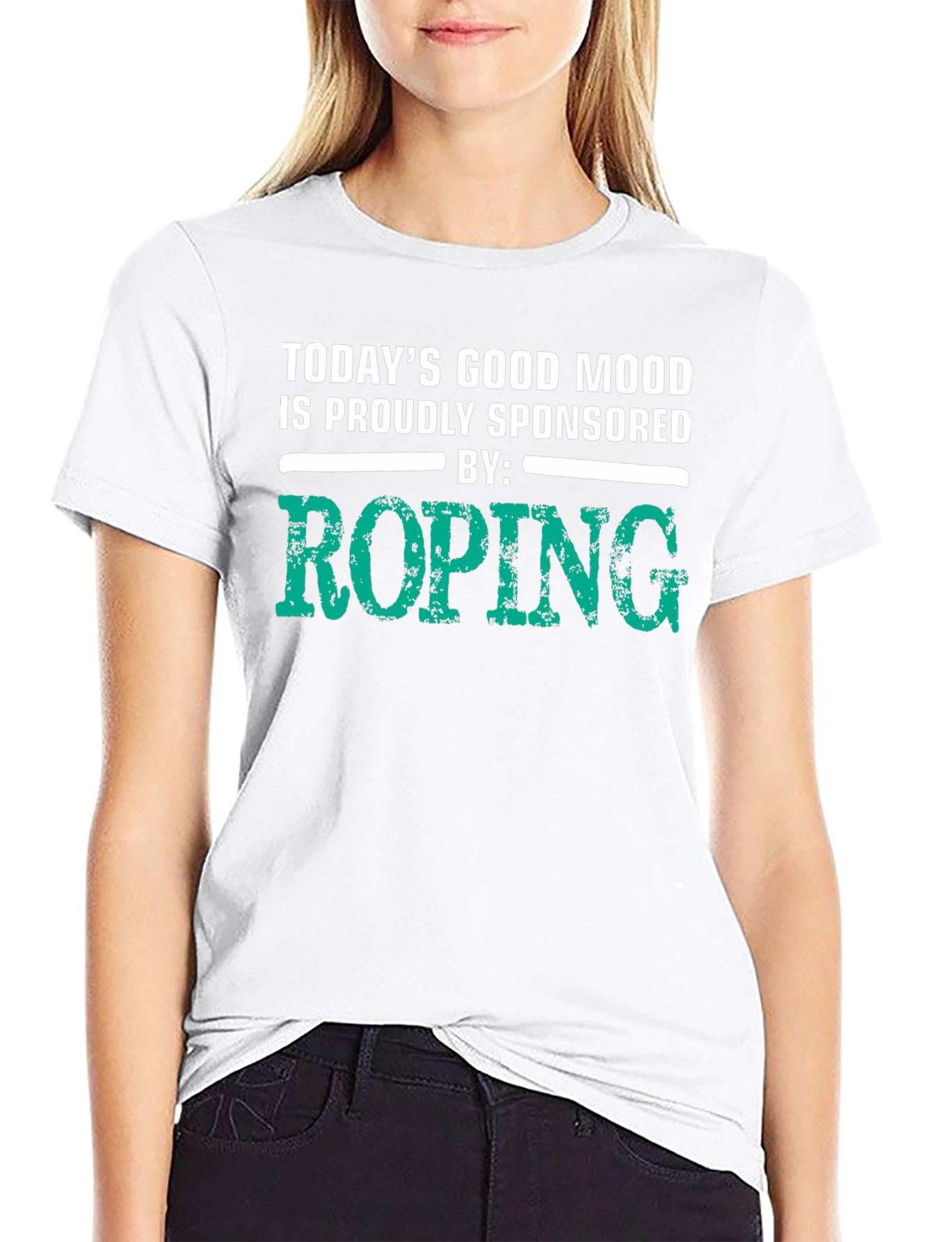Roping Sponsored T-Shirt: Good Mood Tee