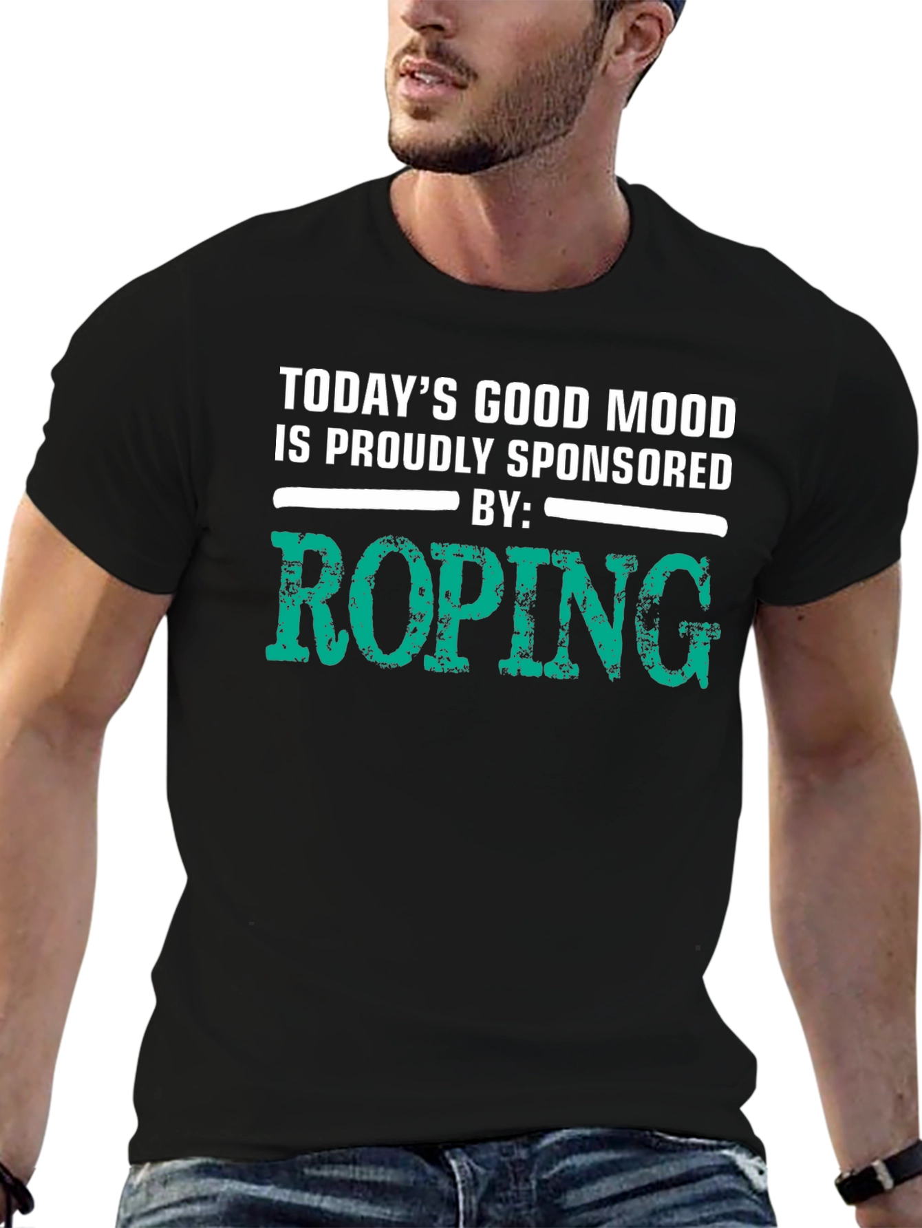 Roping Sponsored T-Shirt: Good Mood Tee