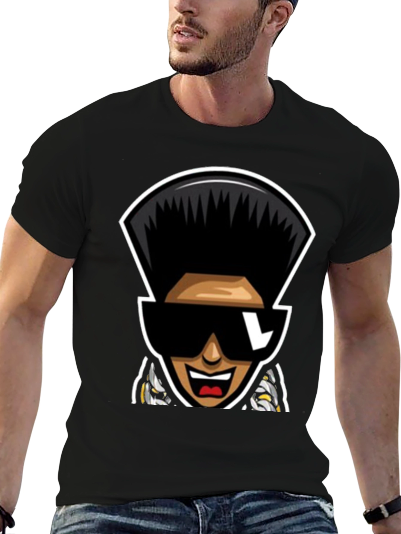 Funky Fresh Black Graphic Tee