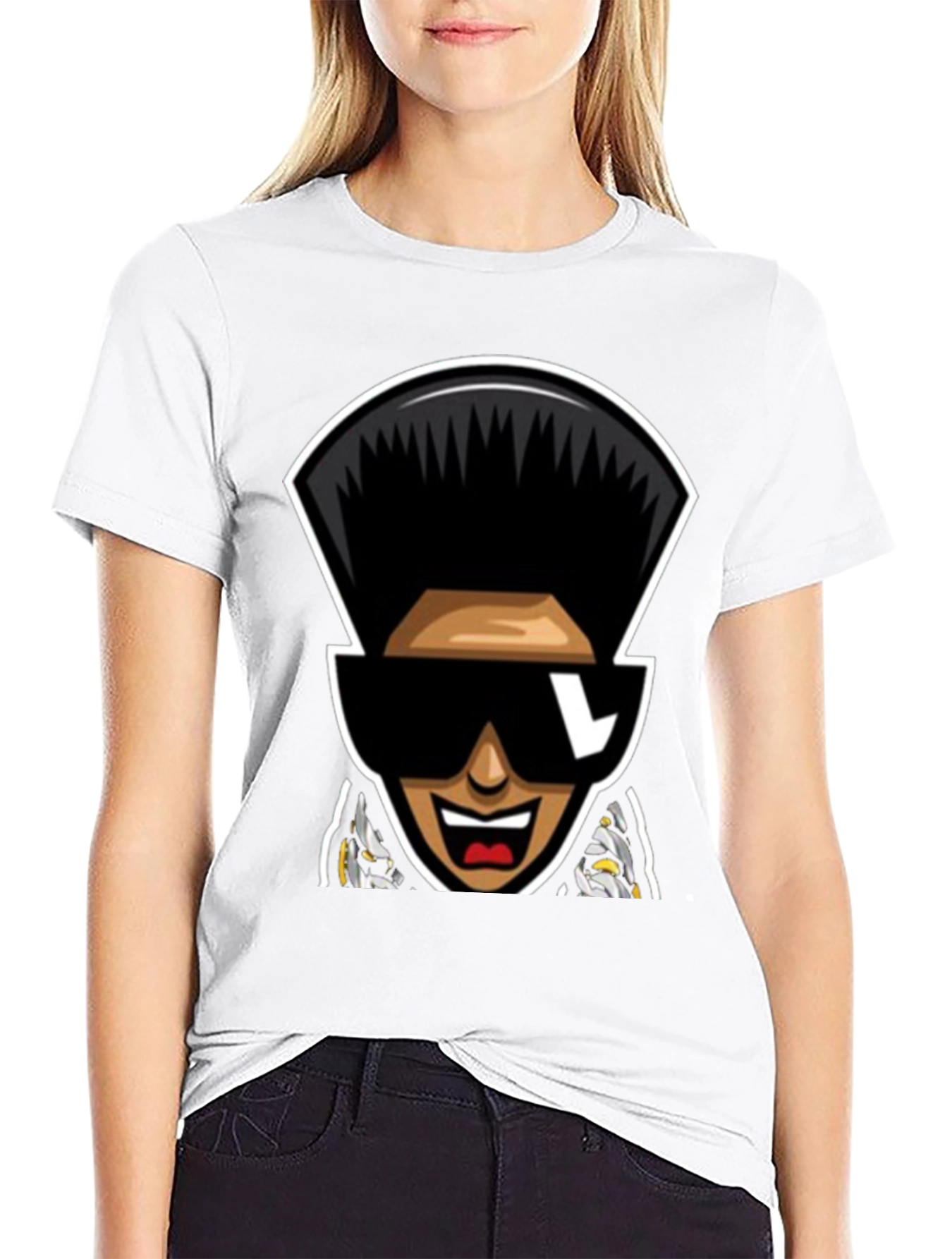 Funky Fresh Black Graphic Tee