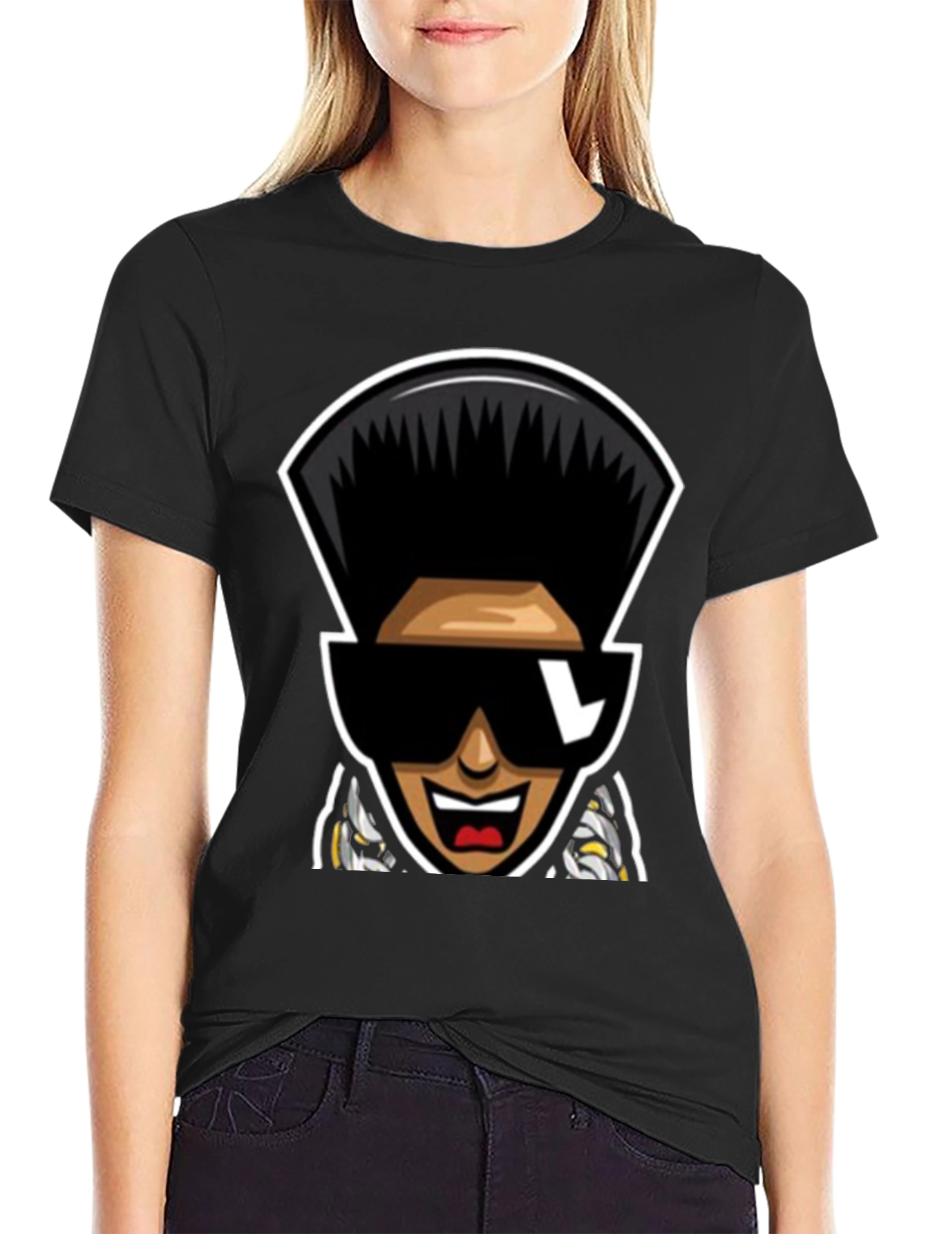 Funky Fresh Black Graphic Tee