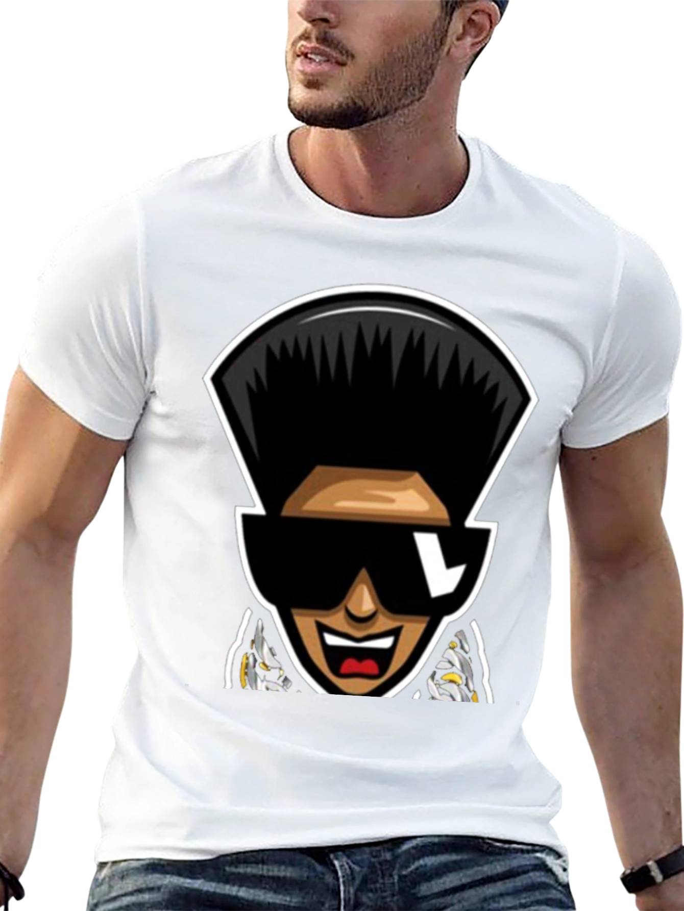 Funky Fresh Black Graphic Tee