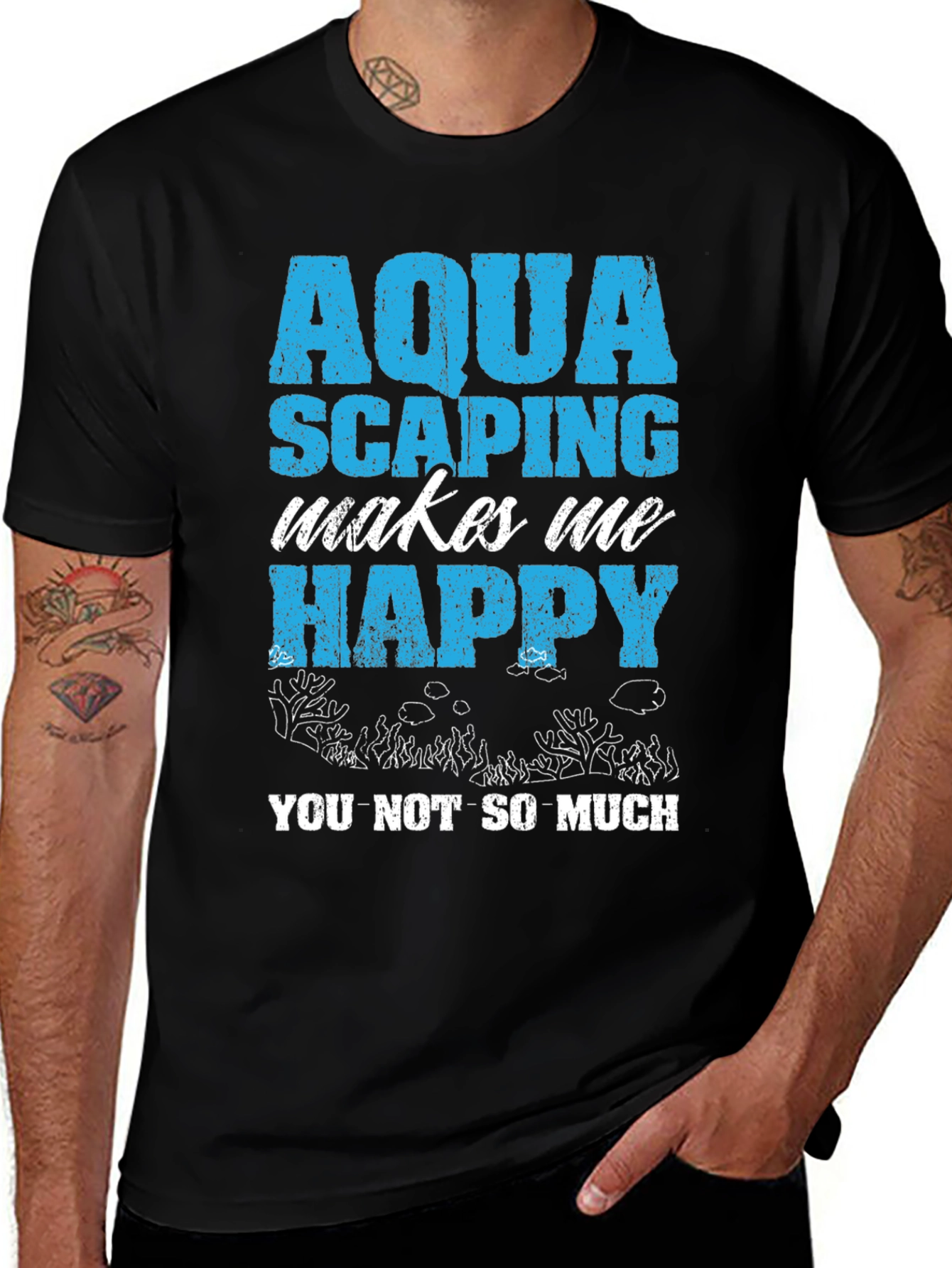 Aquascaping Makes Me Happy T-Shirt
