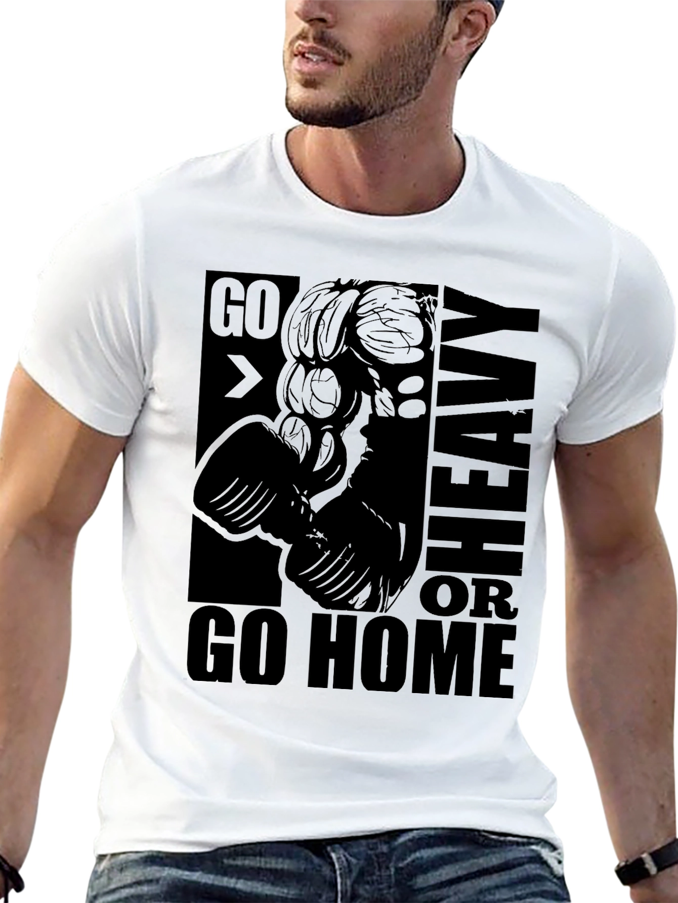 Go Heavy or Go Home Graphic Tee