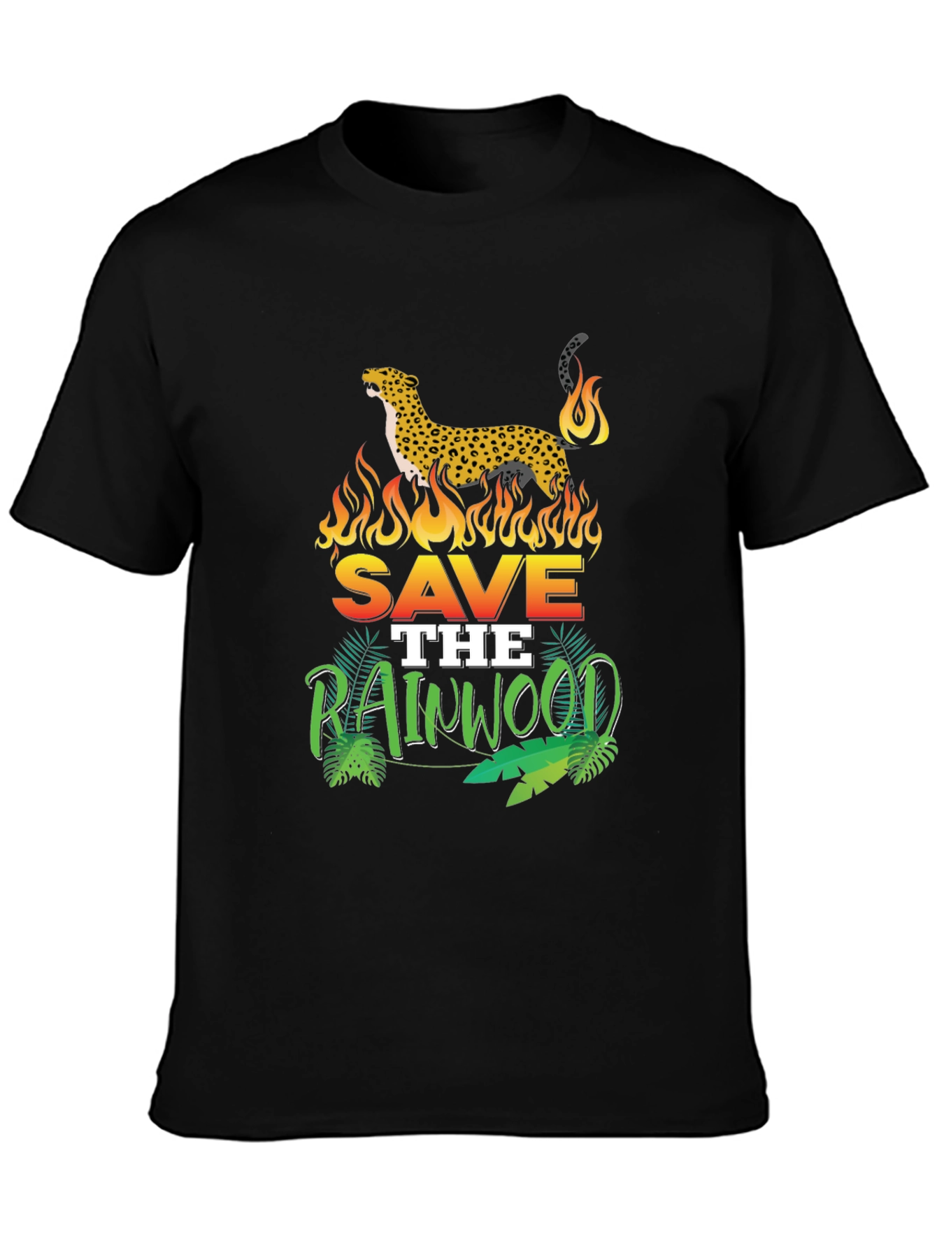Save the Rainwood Leopard Tee