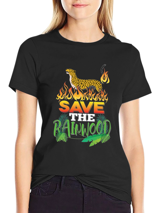 Save the Rainwood Leopard Tee