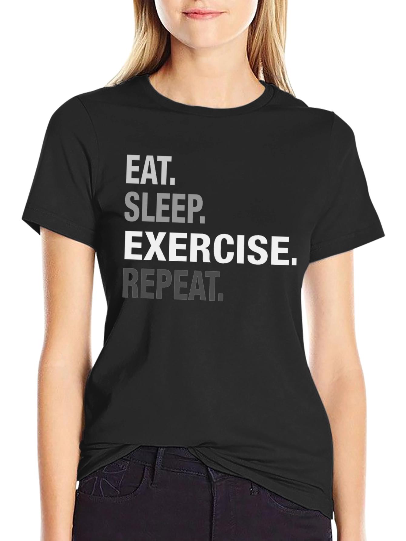 Eat Sleep Exercise Repeat T-Shirt