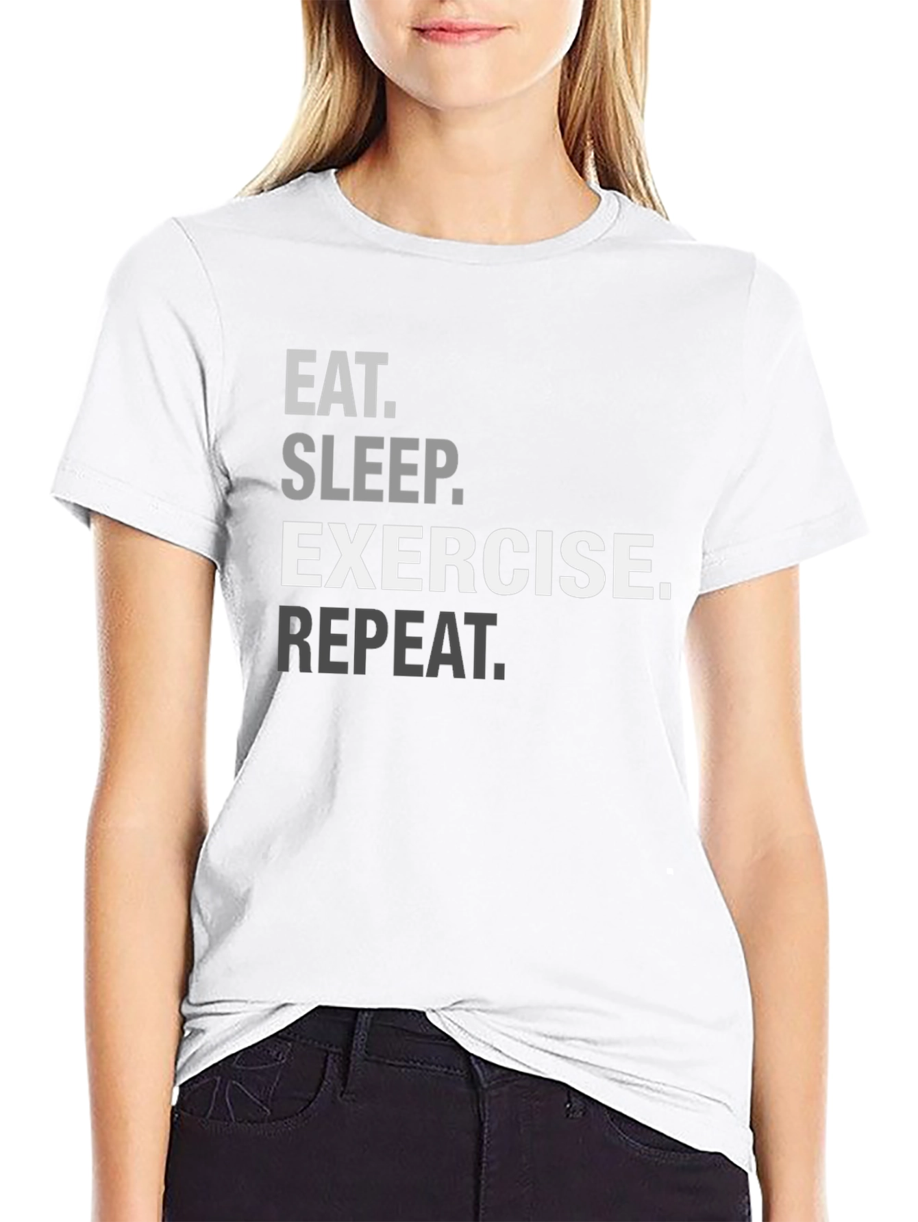 Eat Sleep Exercise Repeat T-Shirt