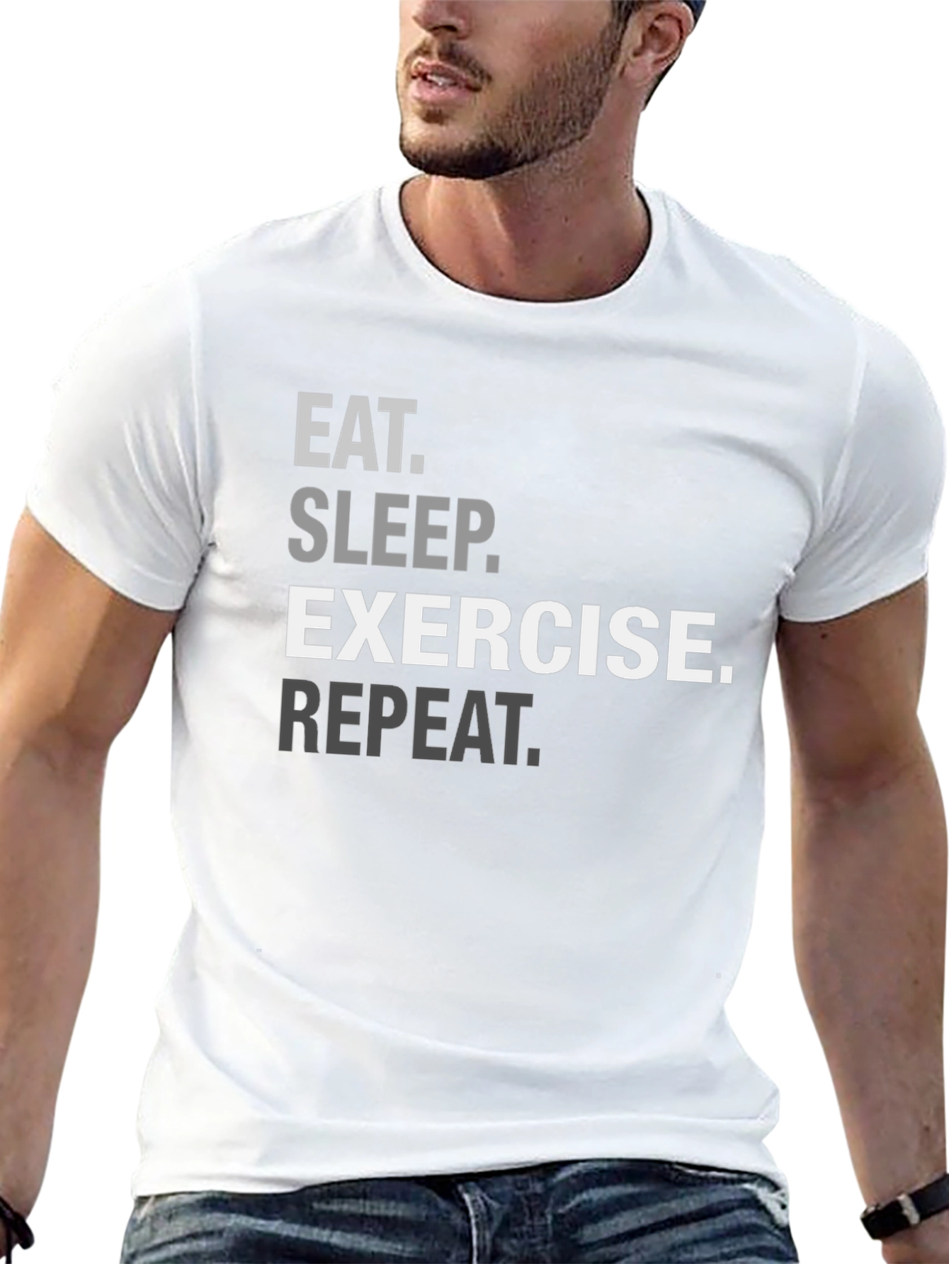 Eat Sleep Exercise Repeat T-Shirt