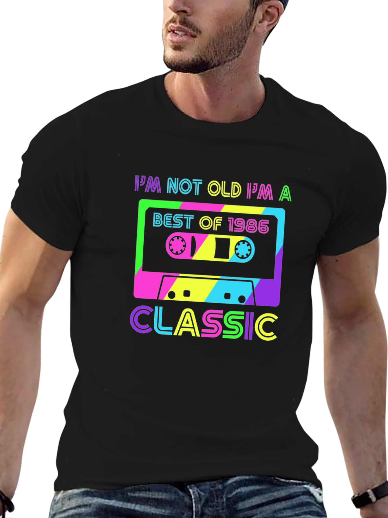Best of 1986 Classic Cassette Graphic T-Shirt
