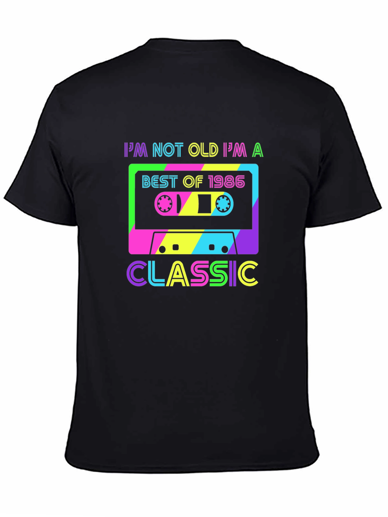 Best of 1986 Classic Cassette Graphic T-Shirt