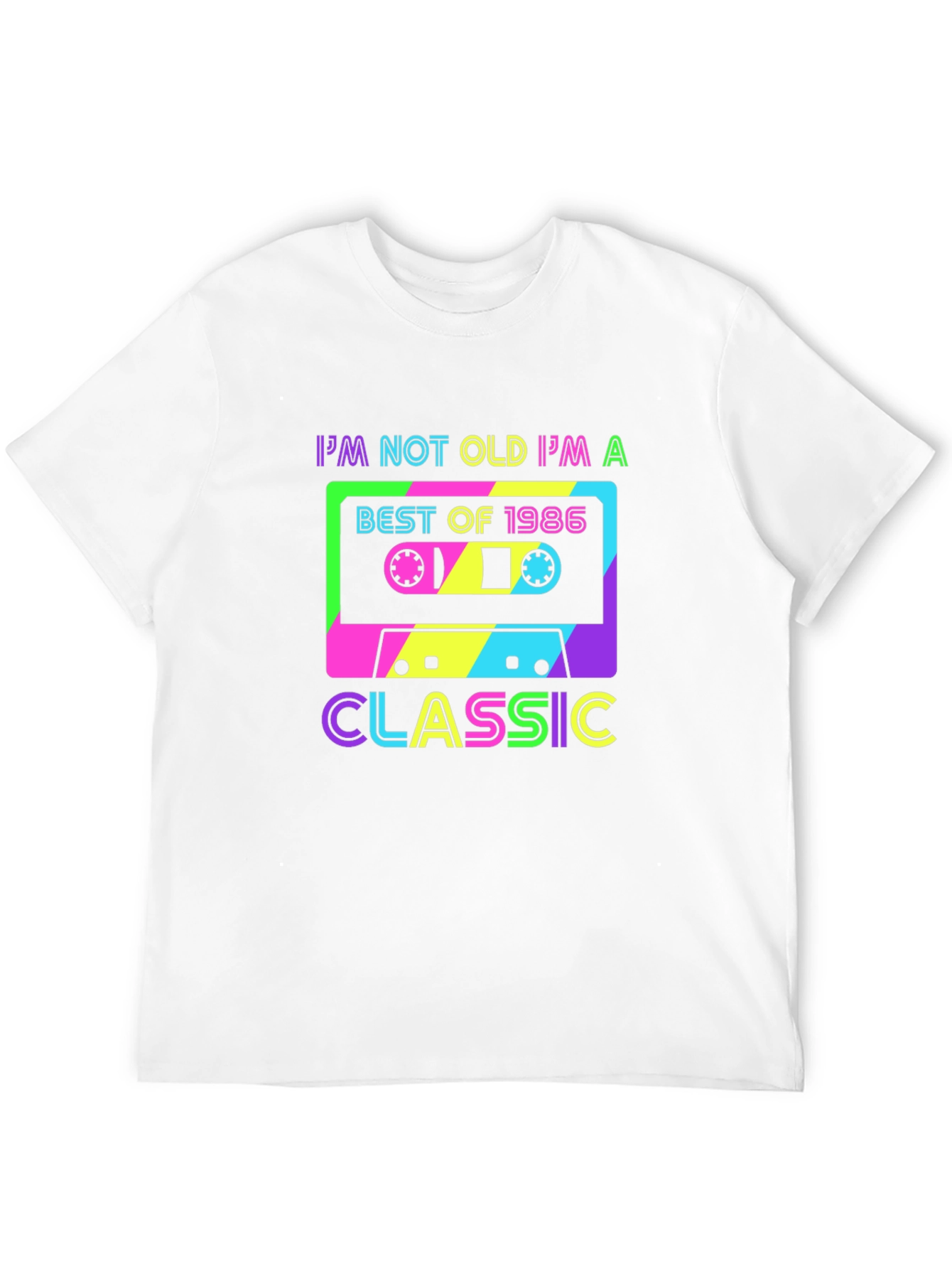Best of 1986 Classic Cassette Graphic T-Shirt
