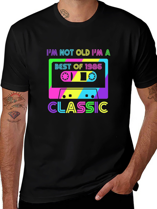 Best of 1986 Classic Cassette Graphic T-Shirt