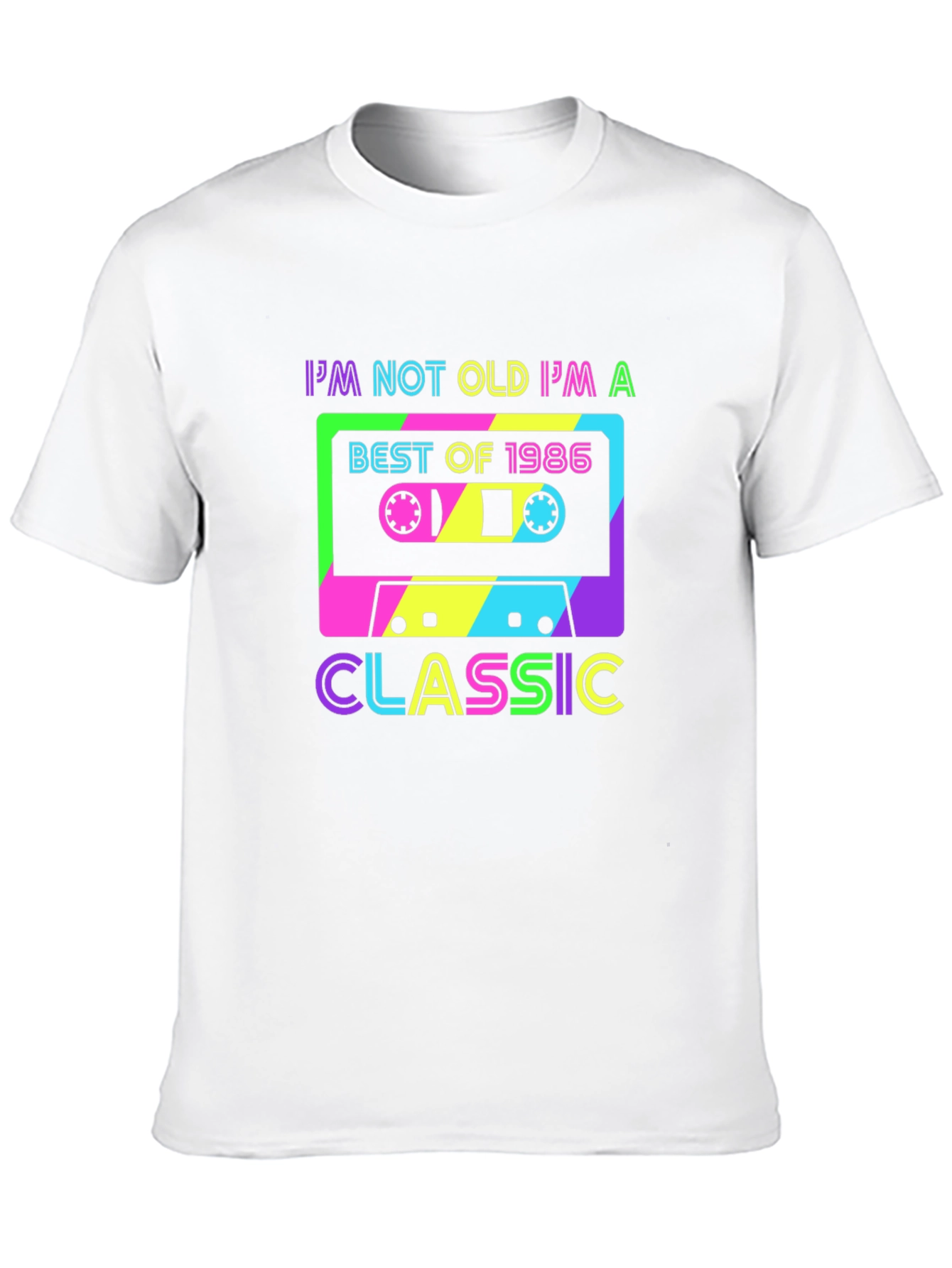 Best of 1986 Classic Cassette Graphic T-Shirt