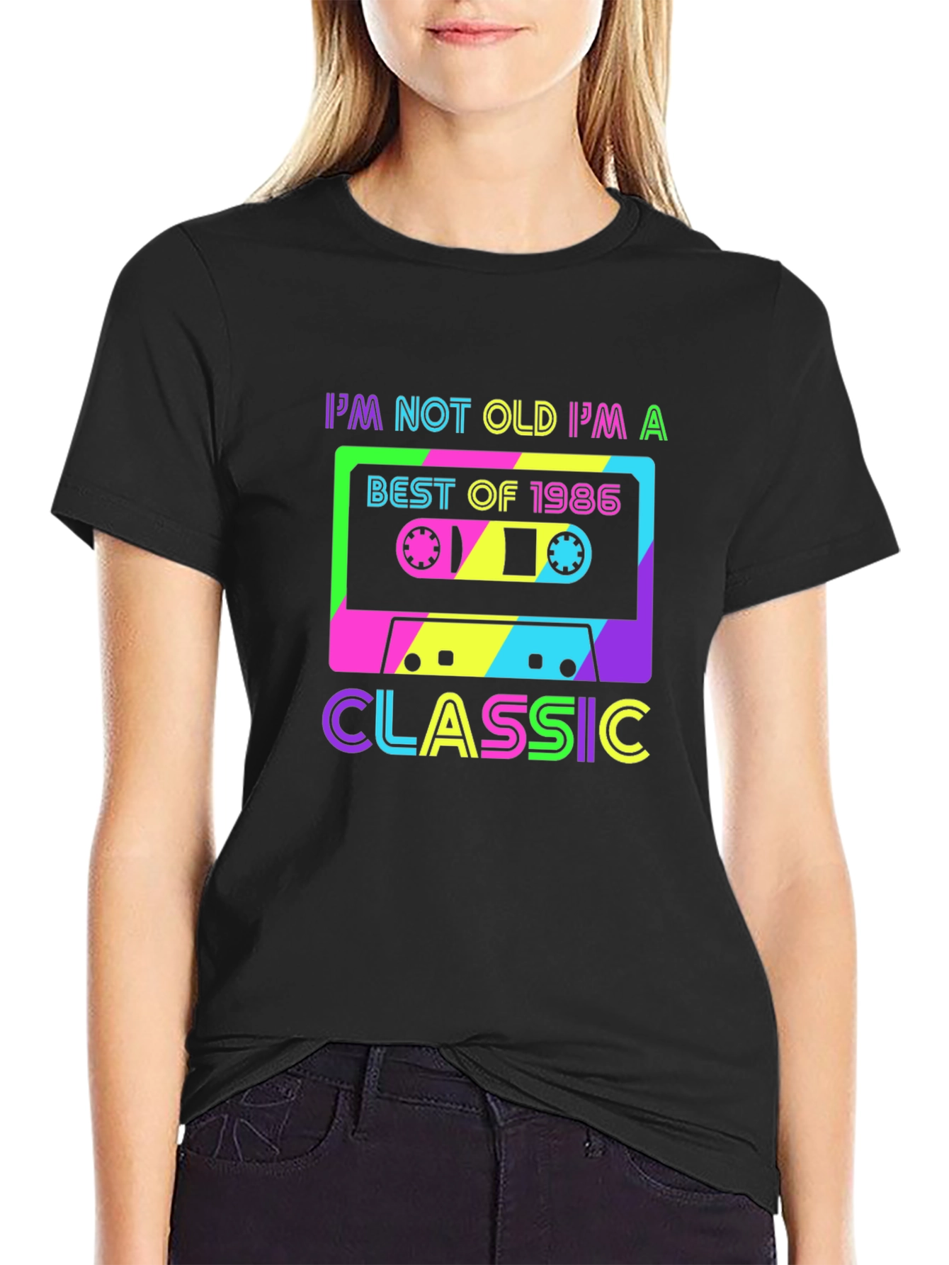 Best of 1986 Classic Cassette Graphic T-Shirt