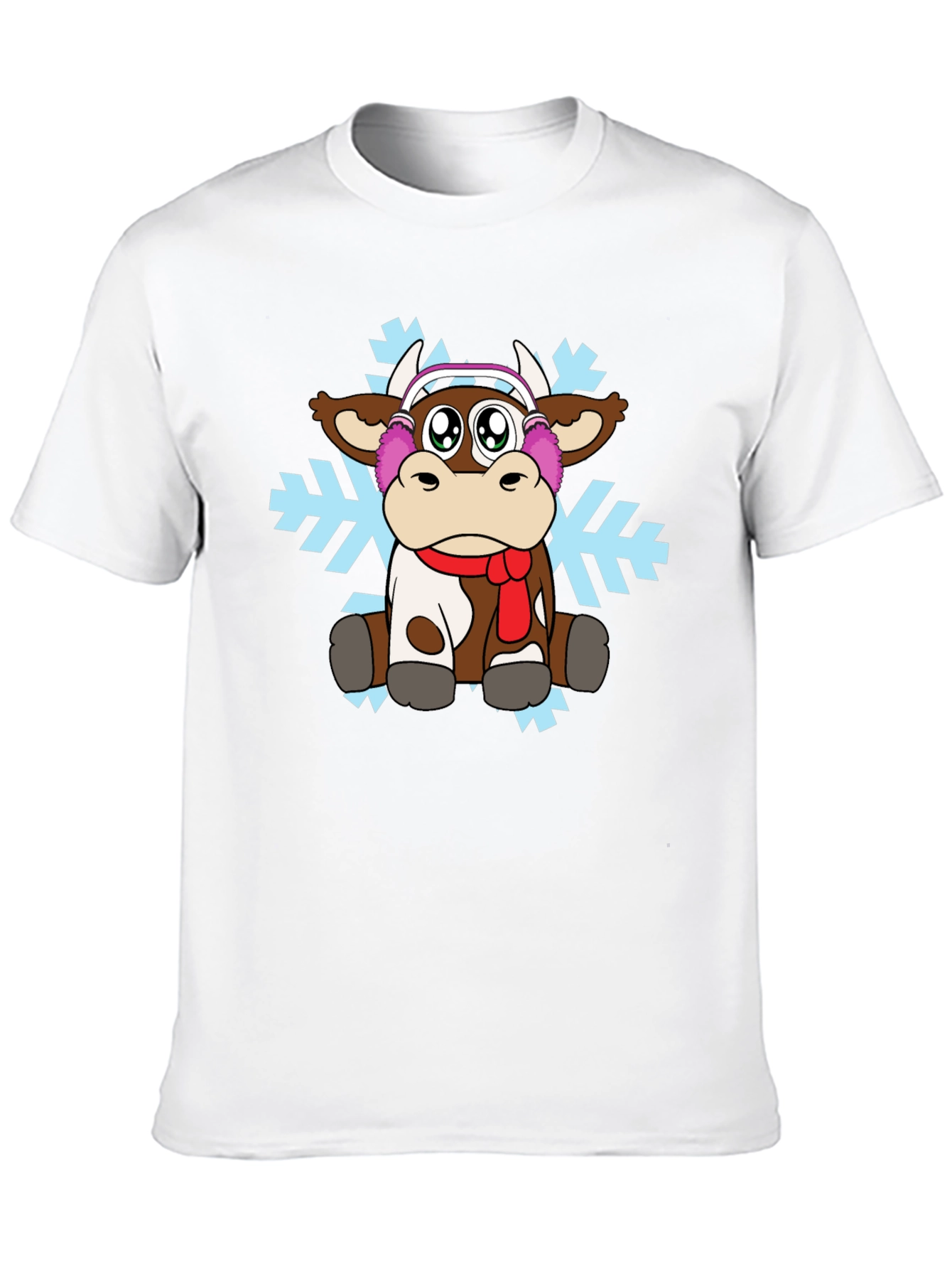 Winter Cow Graphic Tee