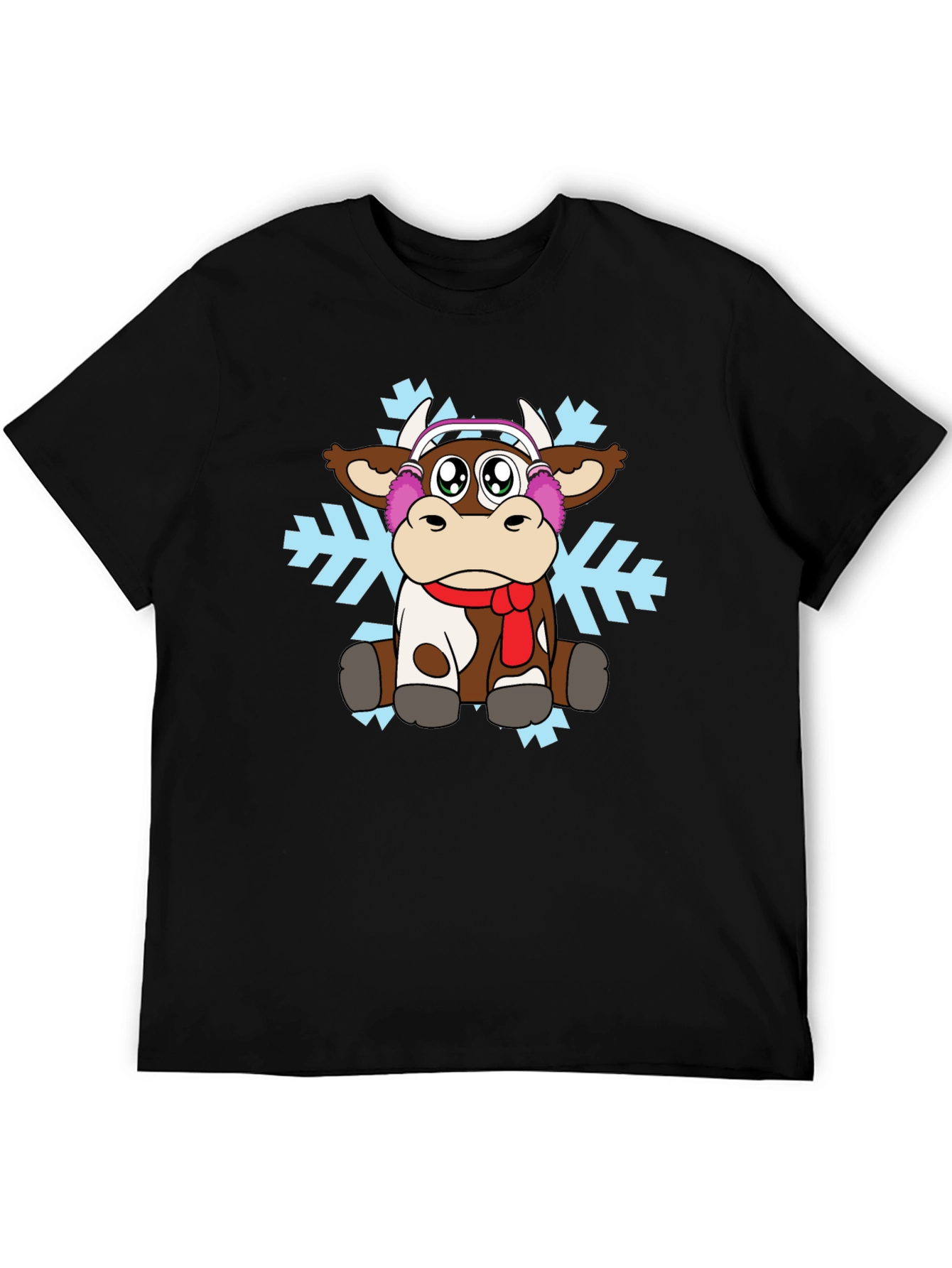 Winter Cow Graphic Tee