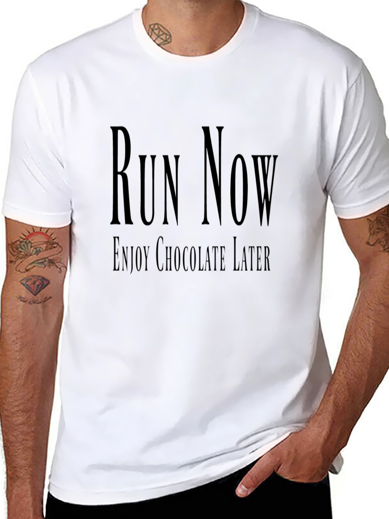 Run Now Enjoy Chocolate Later T-Shirt