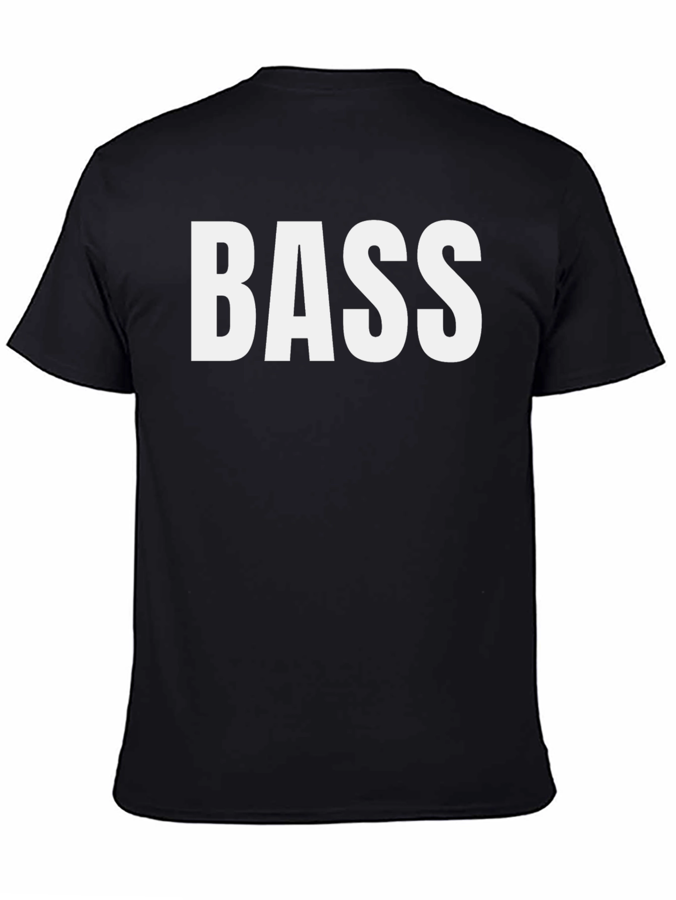 BASS Graphic Tee - Classic Black Cotton T-Shirt