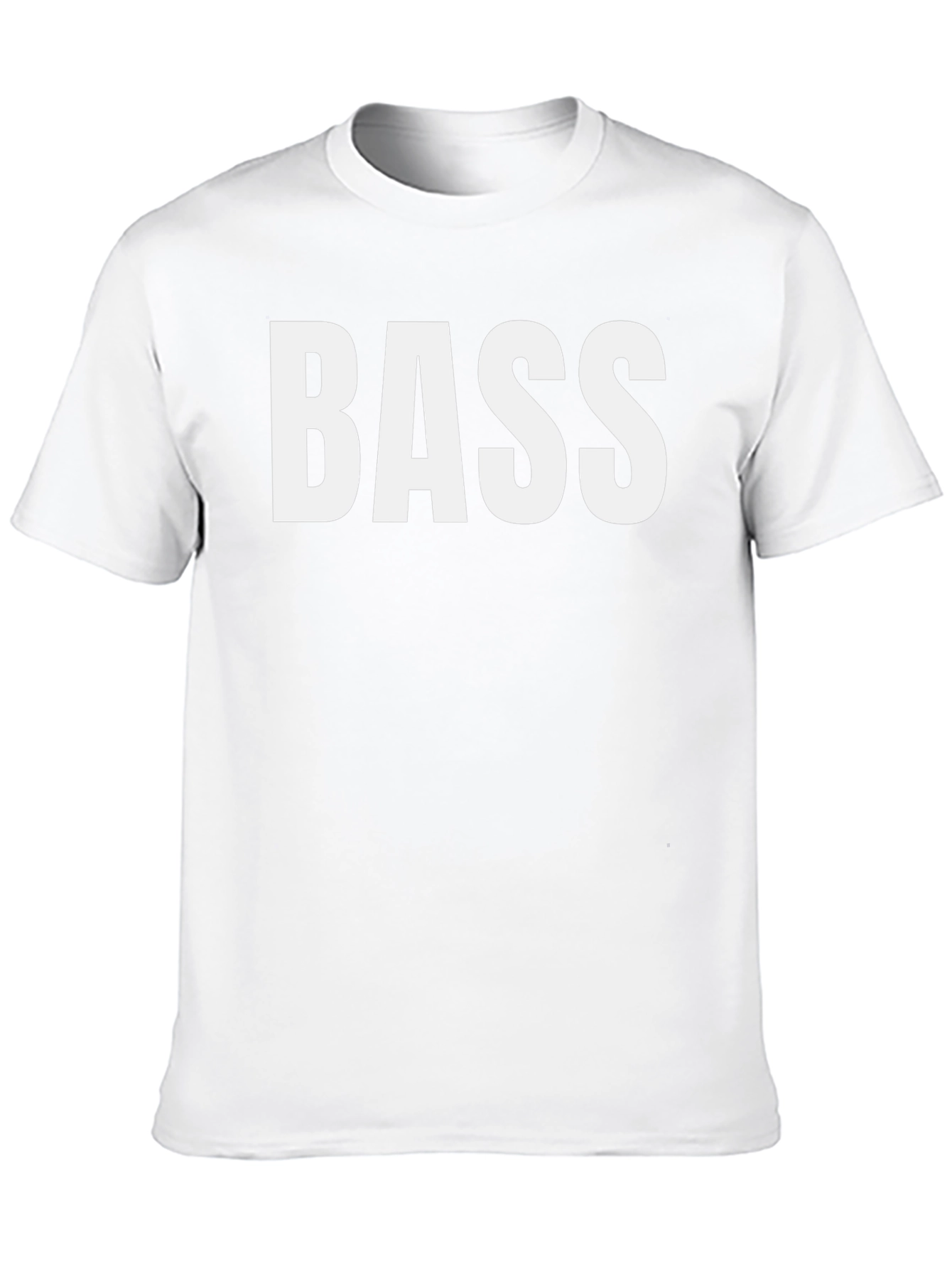 BASS Graphic Tee - Classic Black Cotton T-Shirt