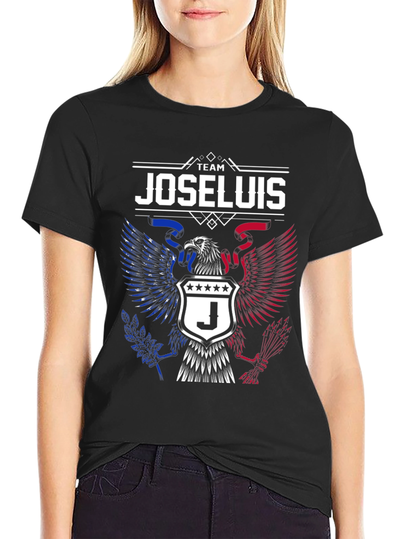 Team Joseluis Eagle Crest Graphic T-Shirt