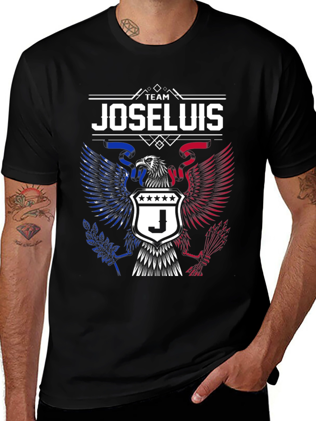 Team Joseluis Eagle Crest Graphic T-Shirt