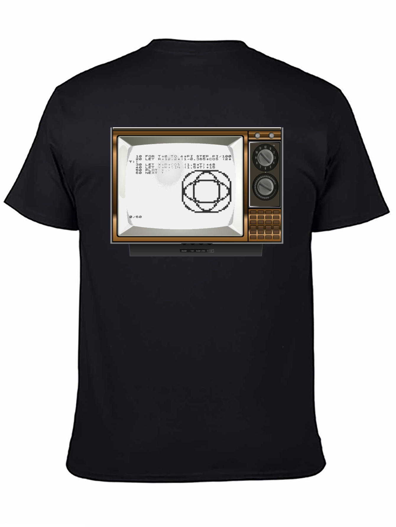 Retro Computer TV Graphic Tee - Programmer Shirt