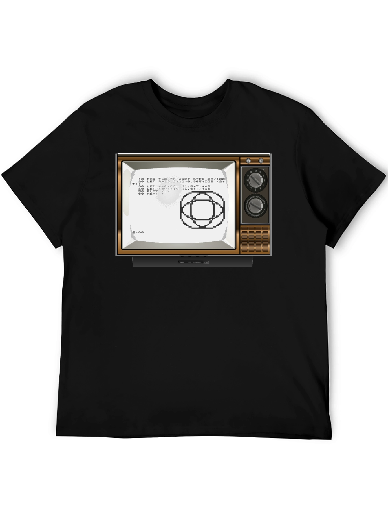 Retro Computer TV Graphic Tee - Programmer Shirt