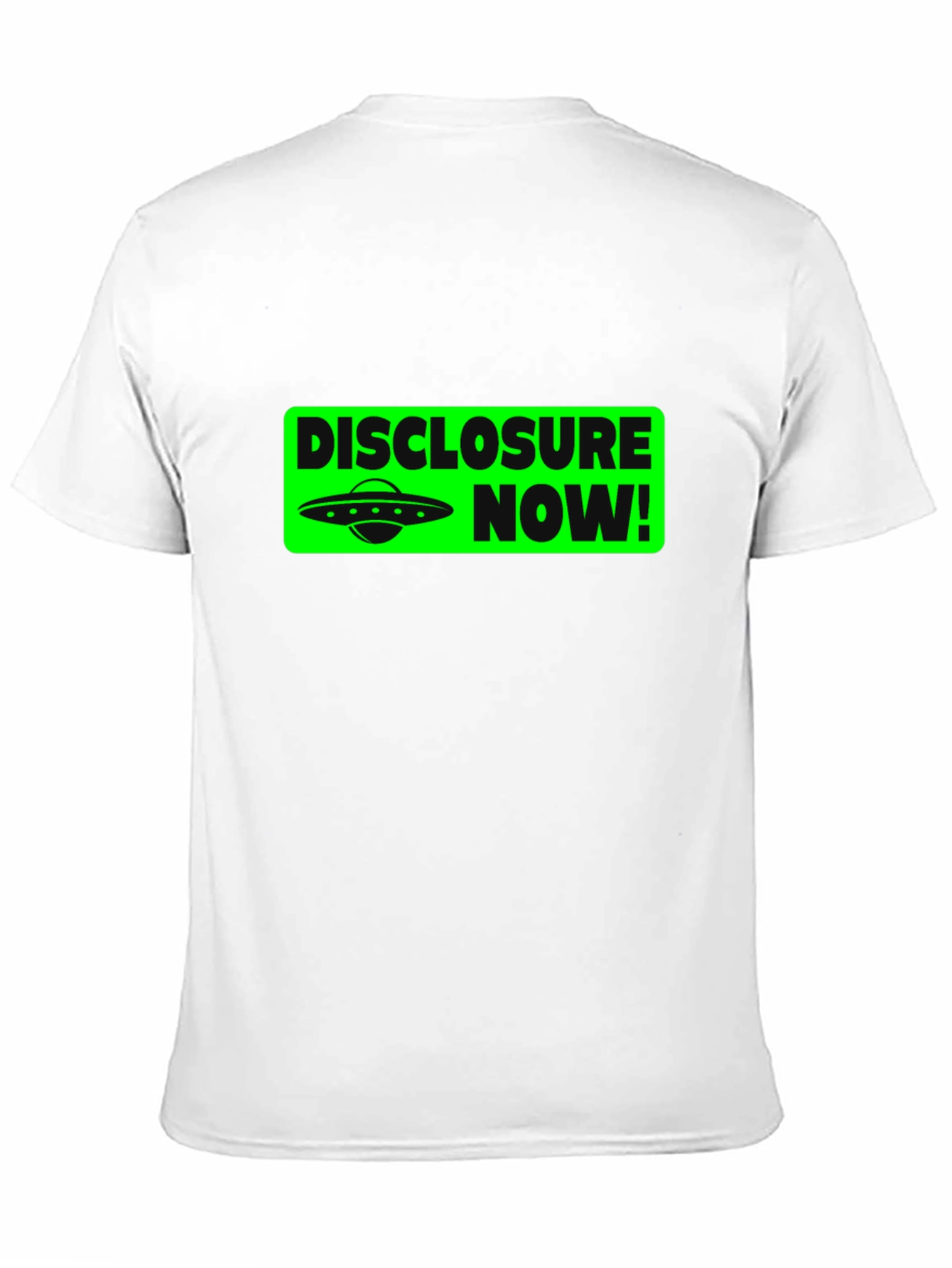 Disclosure Now! UFO Graphic Tee - Black Cotton T-Shirt