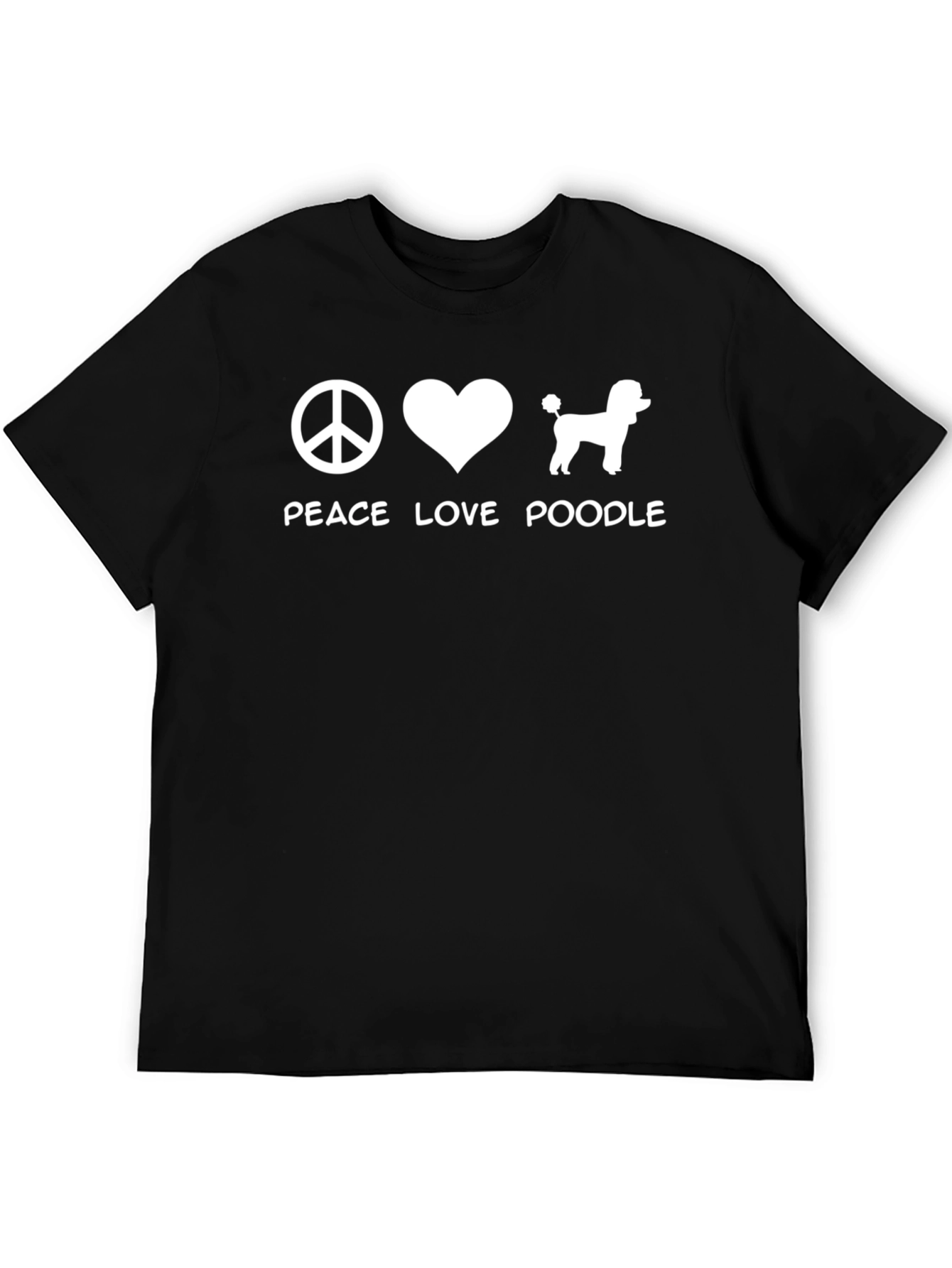 Peace Love Poodle T-Shirt - Unisex