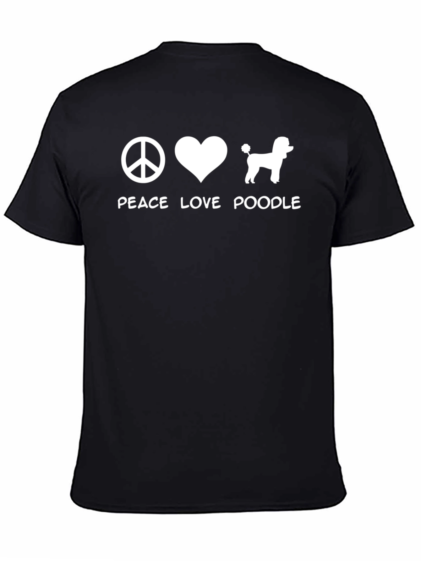 Peace Love Poodle T-Shirt - Unisex