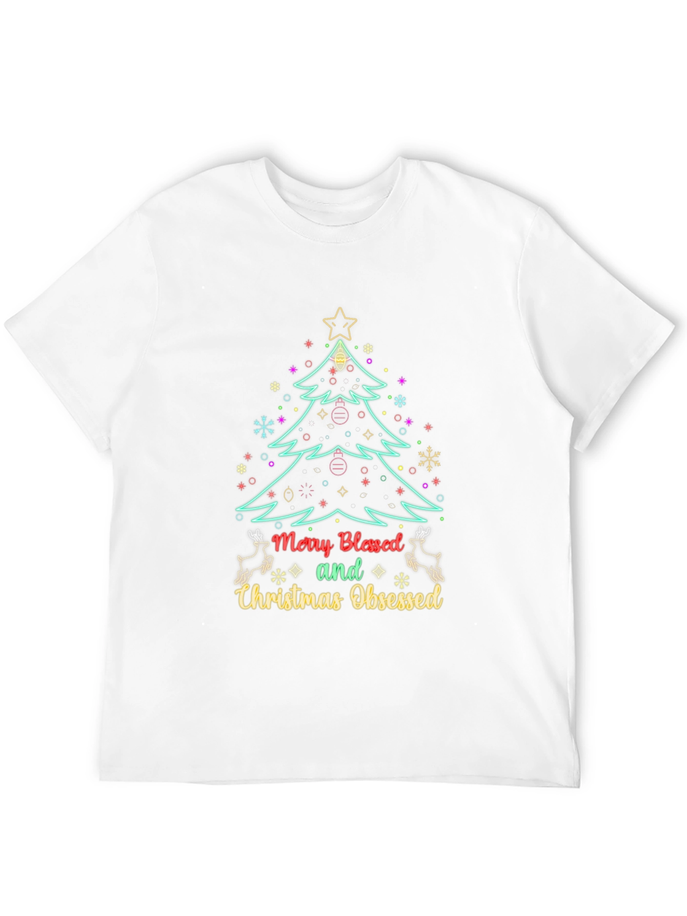 Merry Blessed Christmas Obsessed T-Shirt