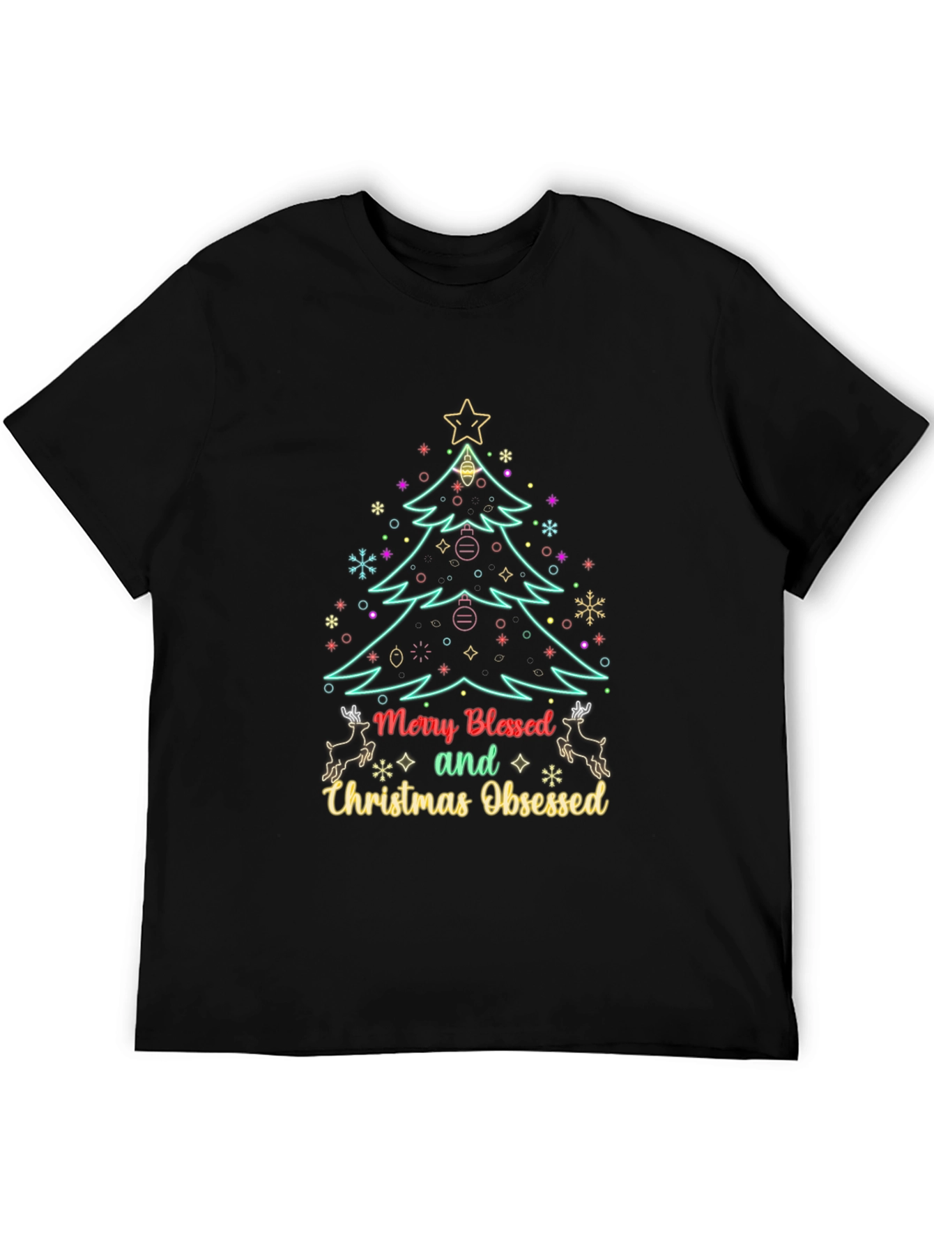 Merry Blessed Christmas Obsessed T-Shirt