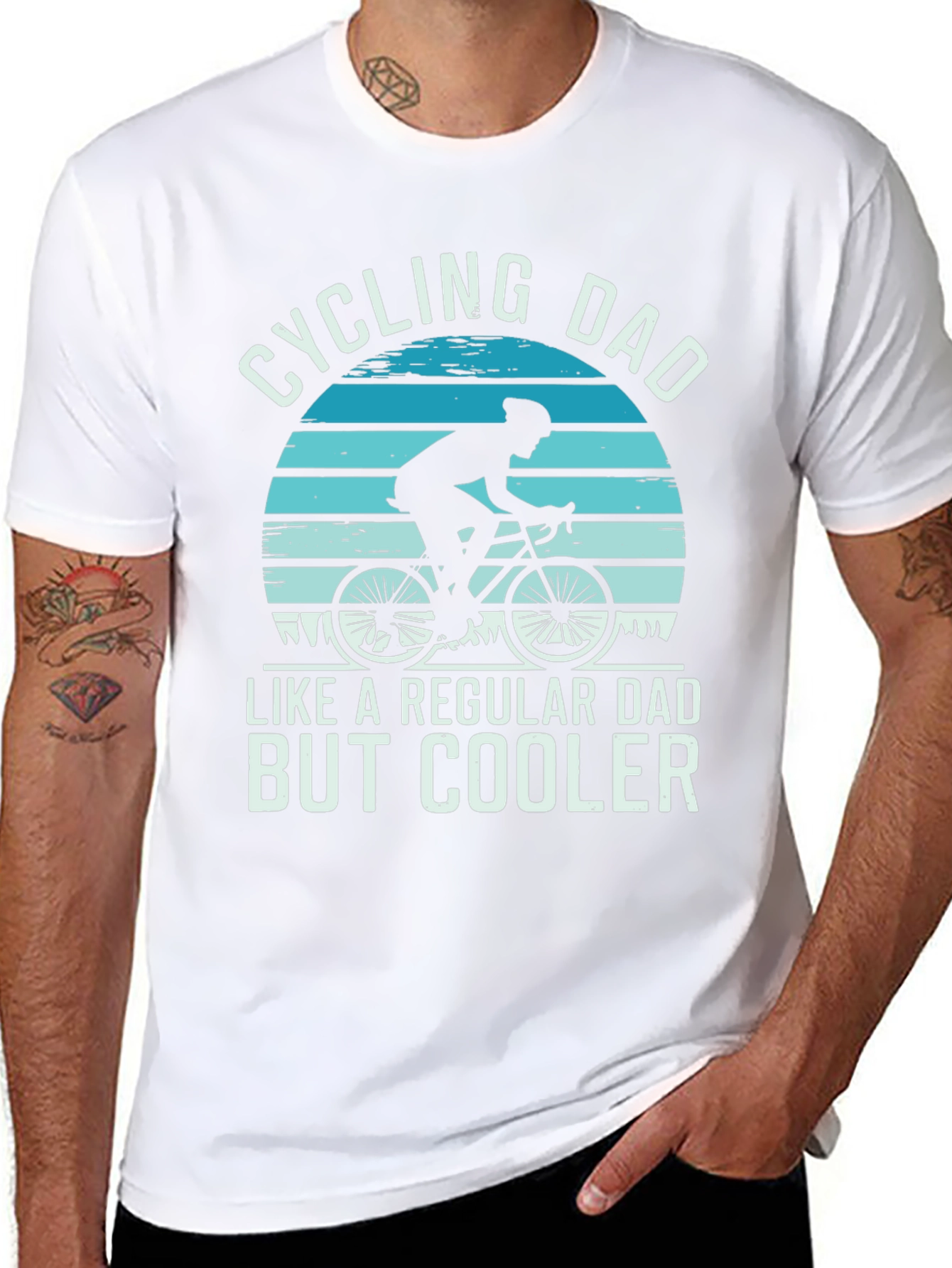 Cycling Dad T-Shirt - Regular Dad But Cooler