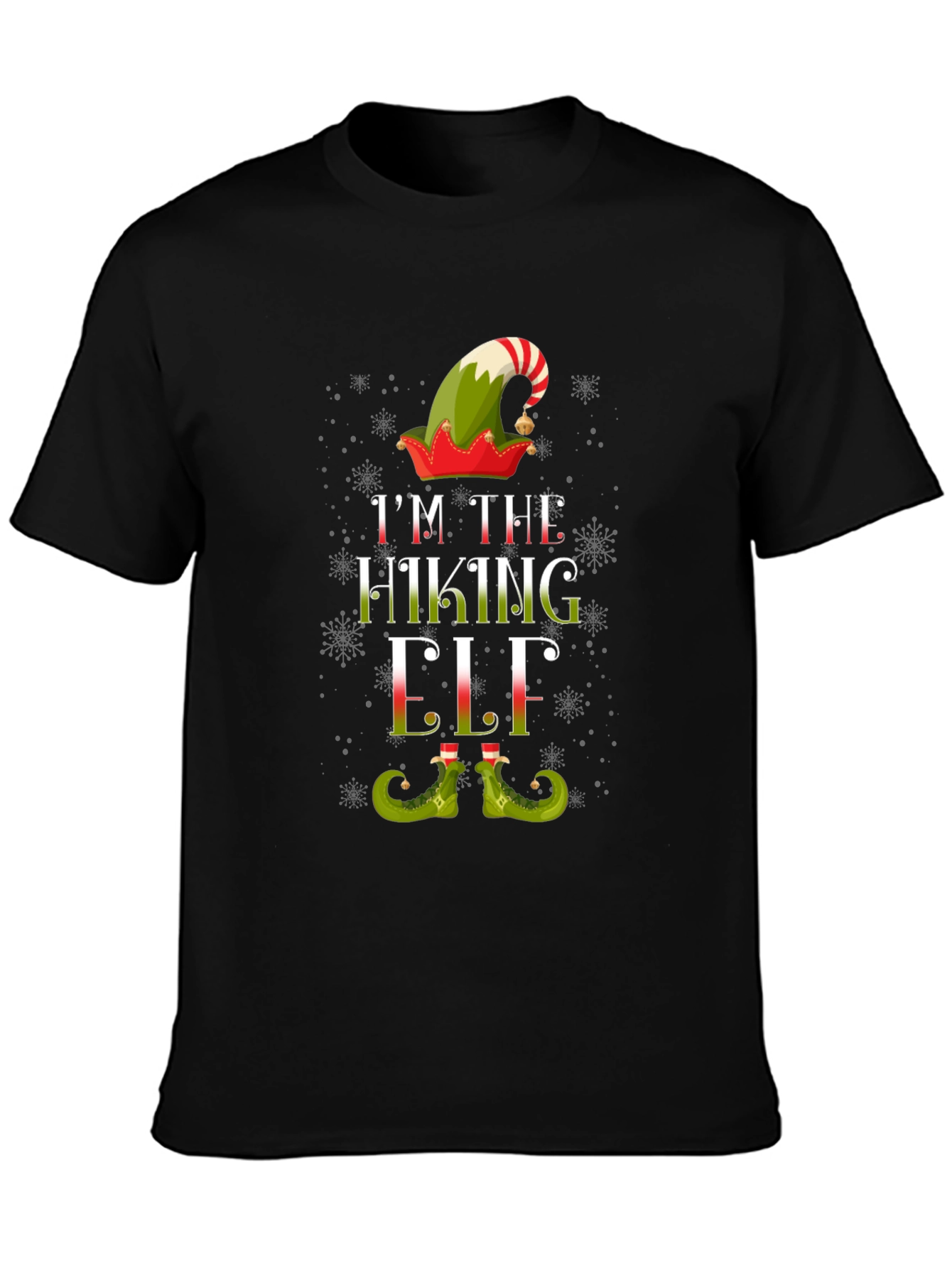 Im The Hiking Elf Christmas T-Shirt