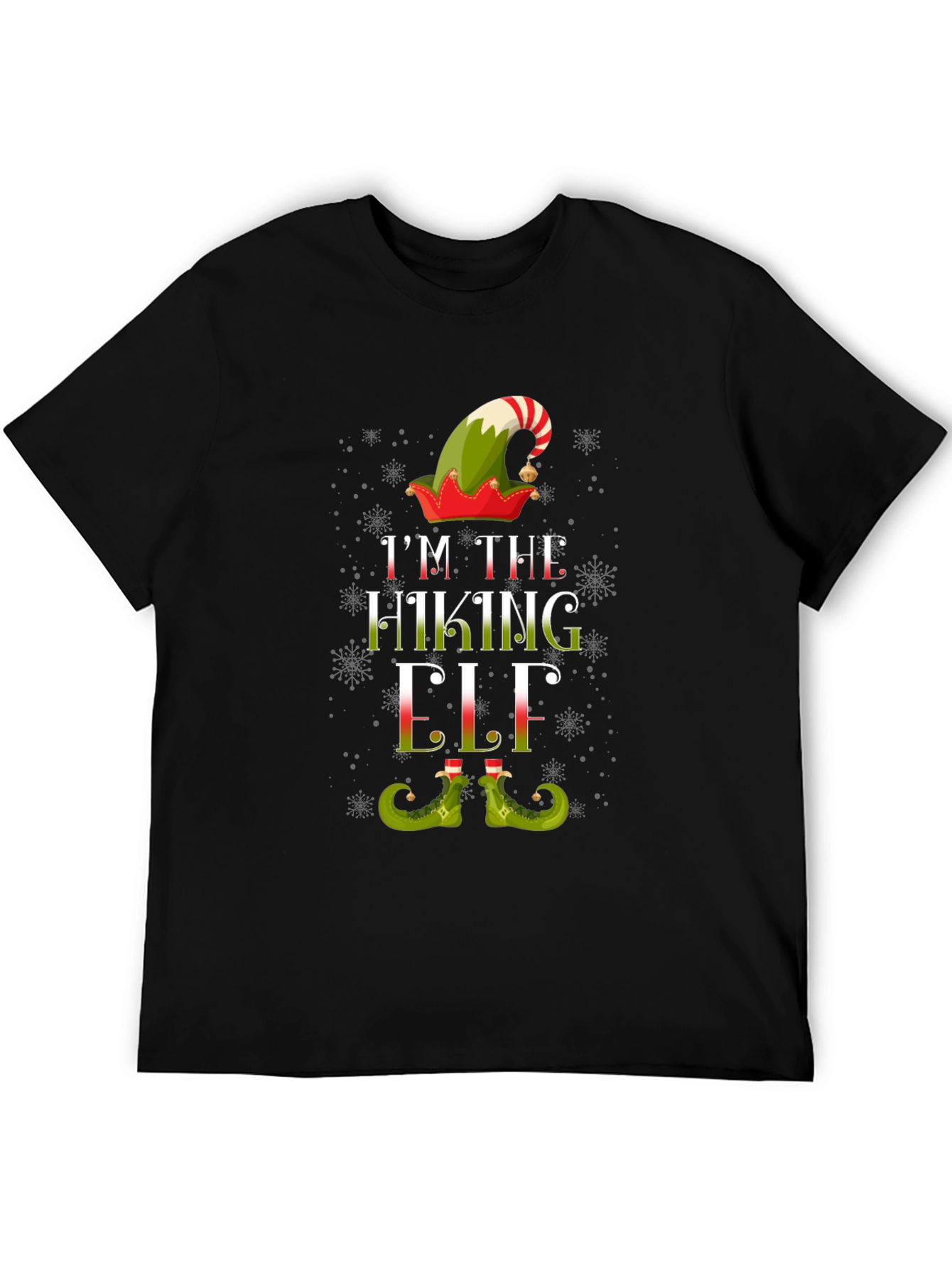 Im The Hiking Elf Christmas T-Shirt