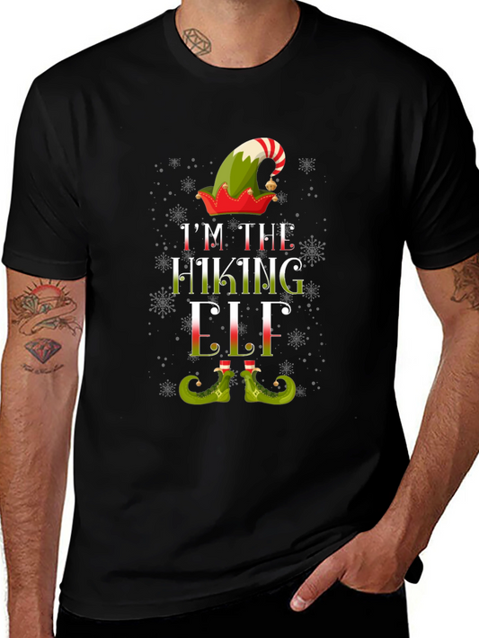 Im The Hiking Elf Christmas T-Shirt